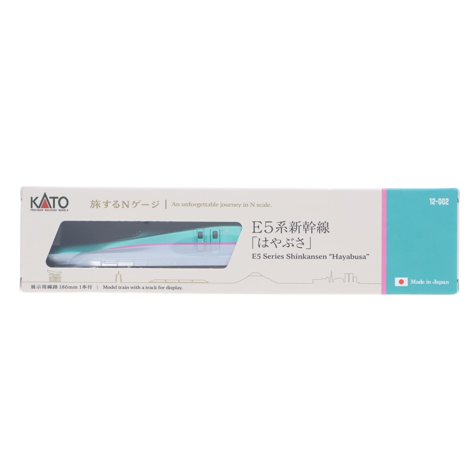 【中古即納】[RWM] 12-002 旅するNゲージ E5系新幹線「はやぶさ」(動力無し) Nゲージ 鉄道模型 KATO(カトー)(20240517)