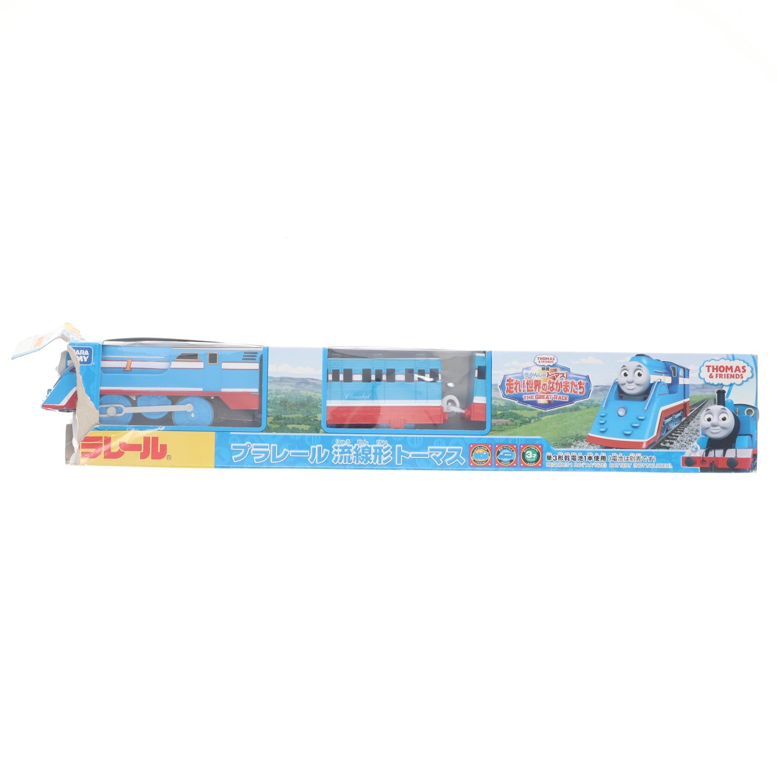 【中古即納】[RWM] プラレール 流線形トーマス きかんしゃトーマス(動力付き) 鉄道模型 タカラトミー(20170401)