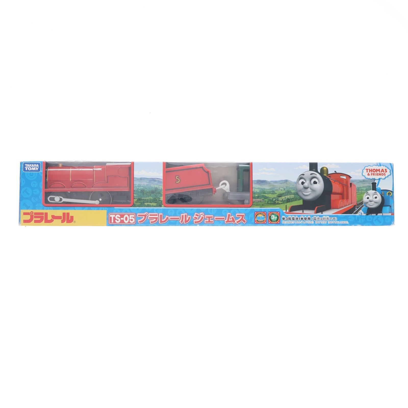 【中古即納】[RWM] プラレール きかんしゃトーマス TS-05 ジェームス(リニューアル版)(動力付き) 鉄道模型 タカラトミー(20140718)