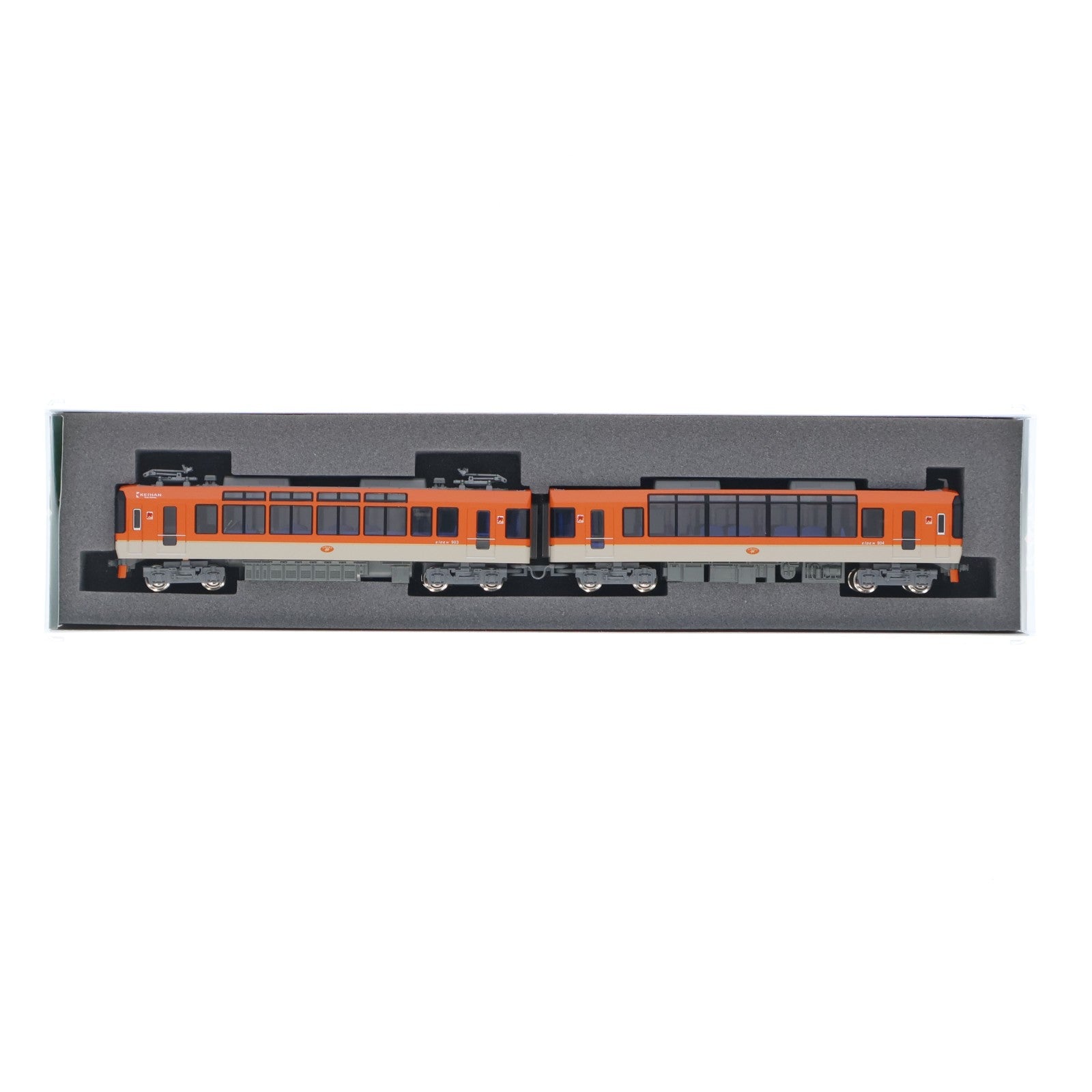 【中古即納】[RWM] 10-1472 叡山電鉄900系 きらら(メープルオレンジ)(動力付き) Nゲージ 鉄道模型 KATO(カトー)(20180302)