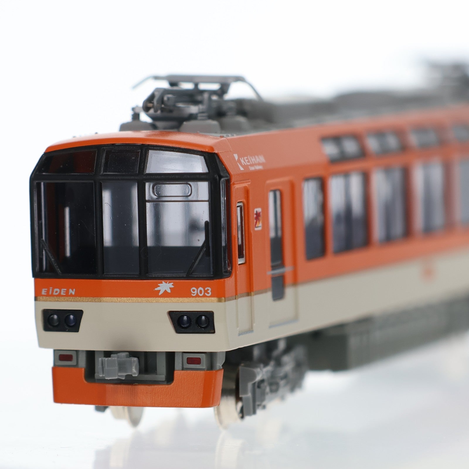 【中古即納】[RWM] 10-1472 叡山電鉄900系 きらら(メープルオレンジ)(動力付き) Nゲージ 鉄道模型 KATO(カトー)(20180302)