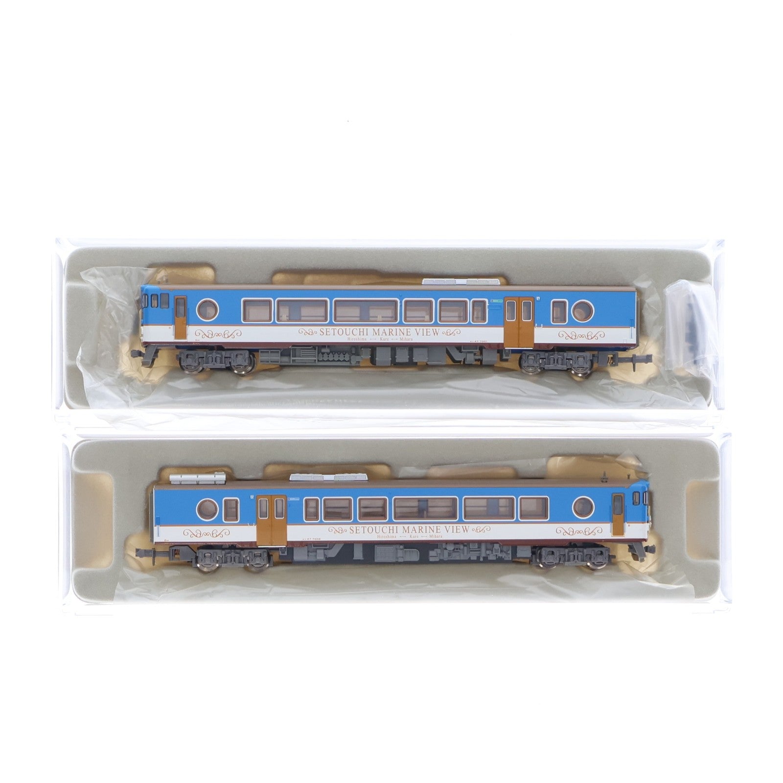 【中古即納】[RWM] A6070 キハ47 7000番台「瀬戸内マリンビュー」 2両セット(動力付き) Nゲージ 鉄道模型 MICRO ACE(マイクロエース)(20100530)