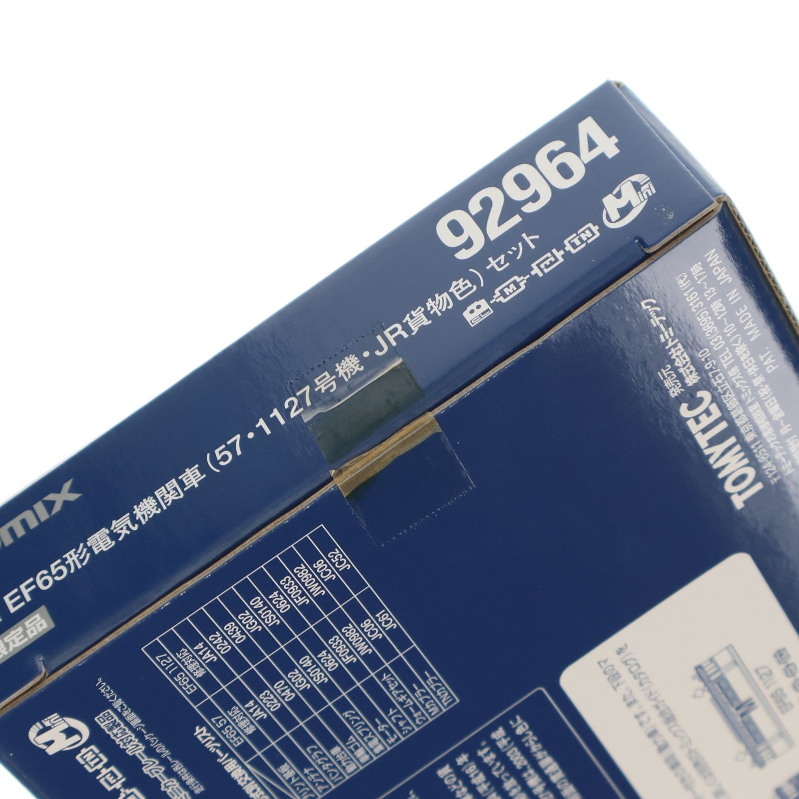 【中古即納】[RWM] 92964 JR EF65電気機関車 57・1127号機 JR貨物色 2両セット(動力付き) Nゲージ 鉄道模型 TOMIX(トミックス)(20100131)