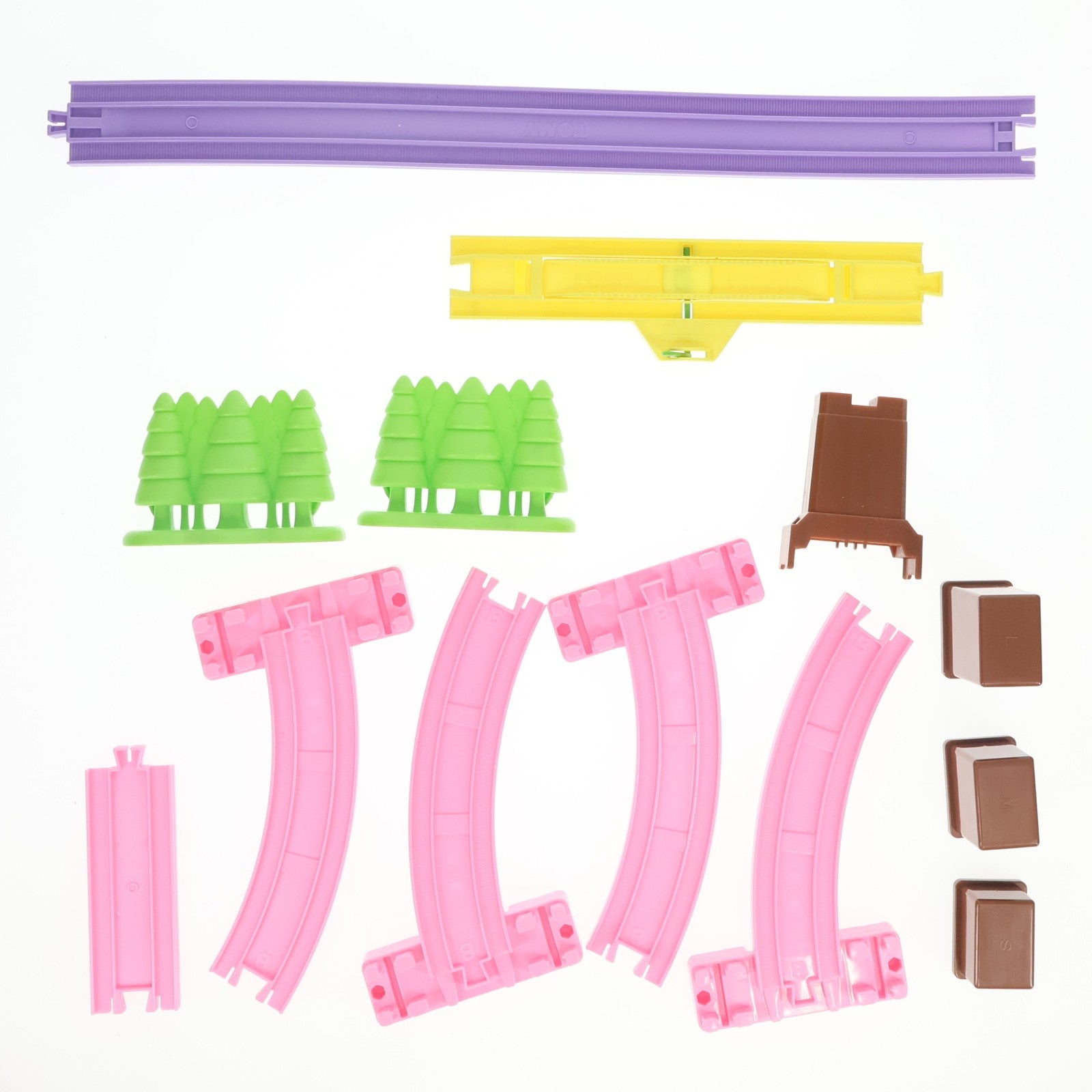 【中古即納】[RWM] プラレール 景色のカラーレールキット～花と鉄道～ 鉄道模型 タカラトミー(20240222)