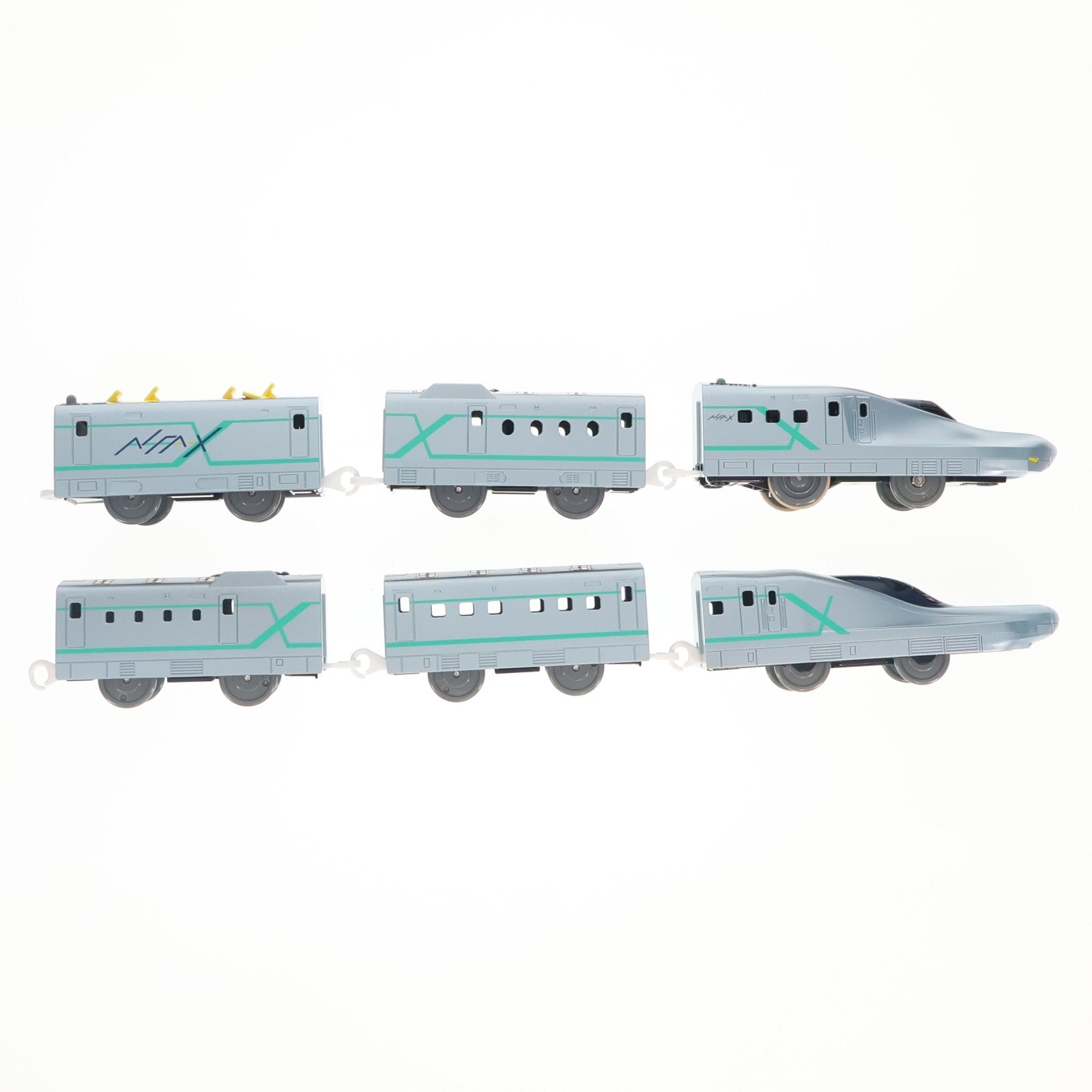 【中古即納】[RWM] プラレール いっぱいつなごう 新幹線試験車料ALFA-X(アルファエックス)(動力付き) 鉄道模型 タカラトミー(20191226)