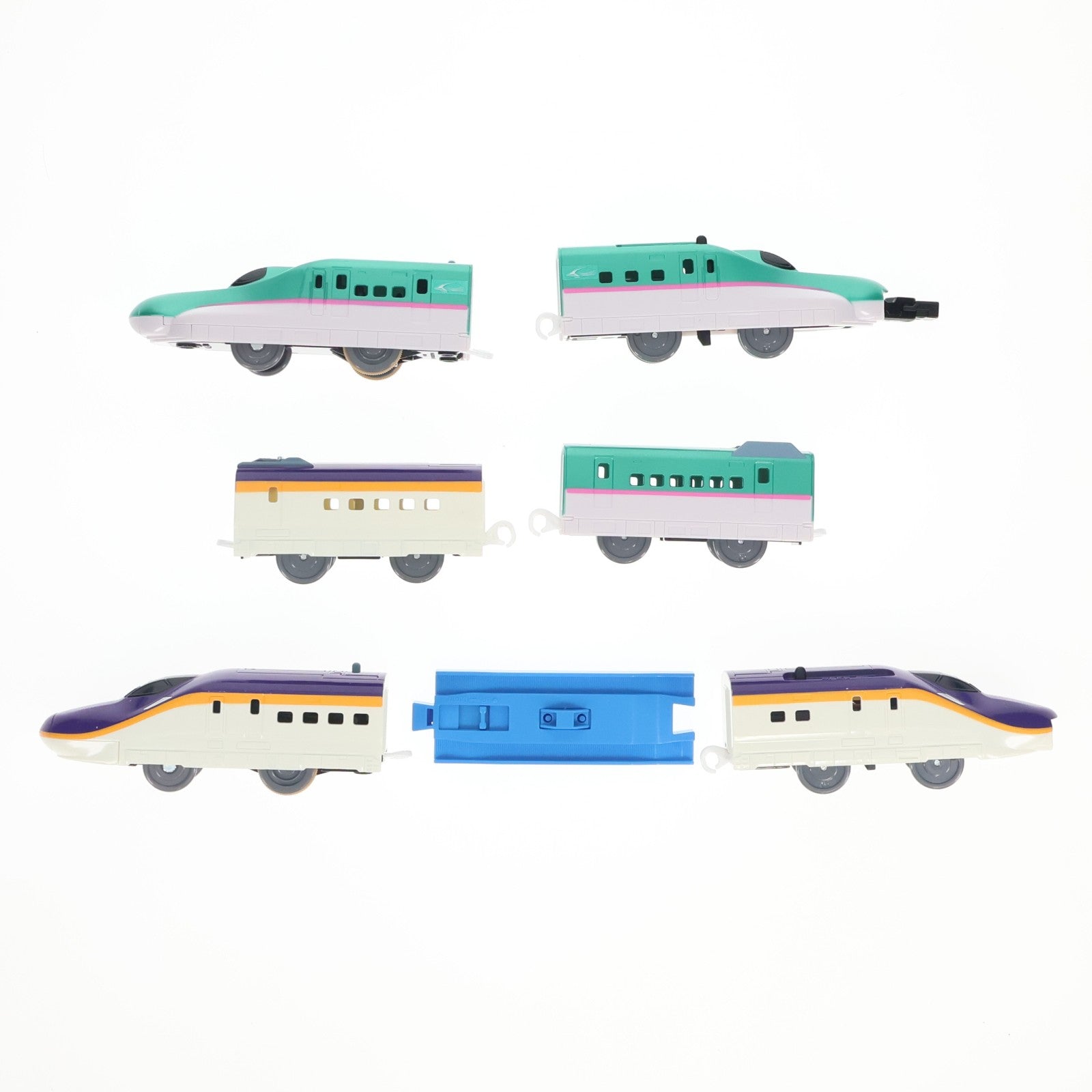【中古即納】[RWM] プラレール E8系新幹線&E5系新幹線 ガチャッと連結セット(動力付き) 鉄道模型 タカラトミー(20250419)