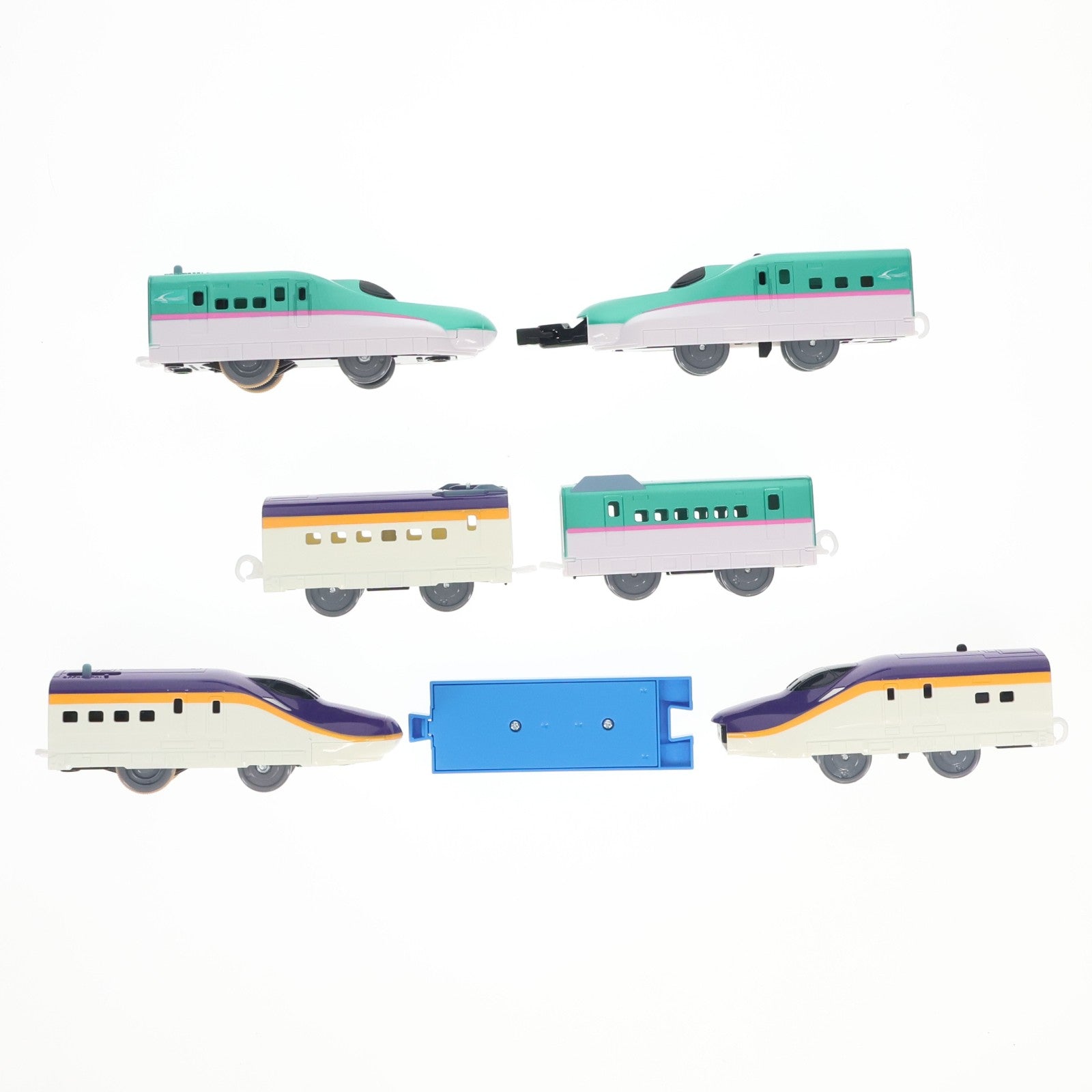 【中古即納】[RWM] プラレール E8系新幹線&E5系新幹線 ガチャッと連結セット(動力付き) 鉄道模型 タカラトミー(20250419)