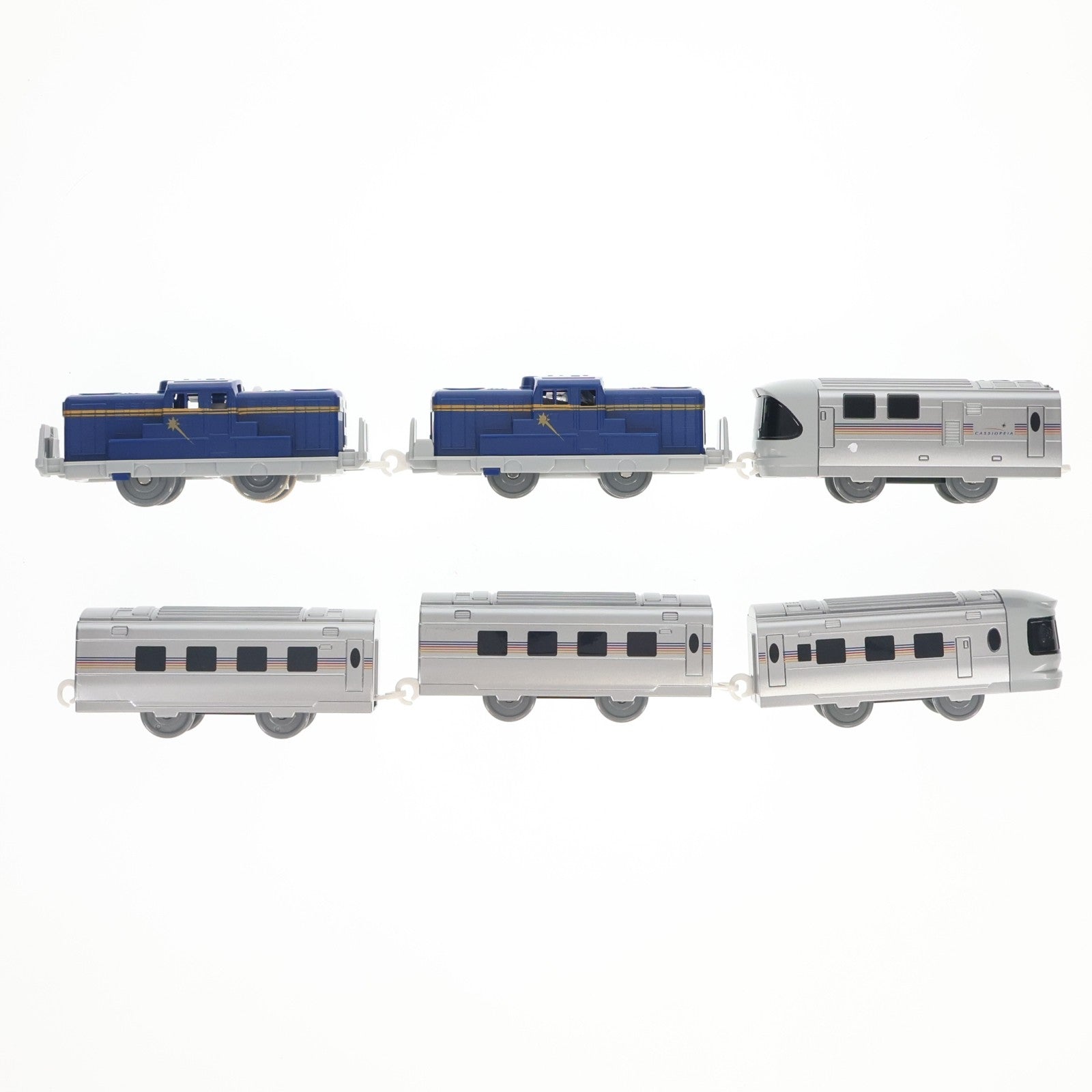 【中古即納】[RWM] プラレール ありがとう!北の大地を駆け抜けた寝台特急カシオペア(動力付き) 鉄道模型 タカラトミー(20260314)