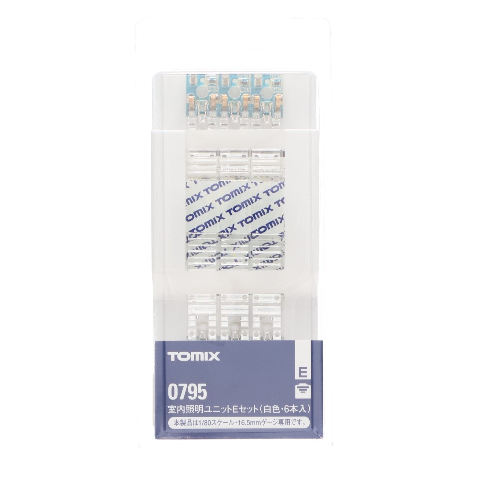 【中古即納】[RWM] 0795 室内照明ユニットEセット(白色LED・6本入) HOゲージ 鉄道模型 TOMIX(トミックス)(20090430)