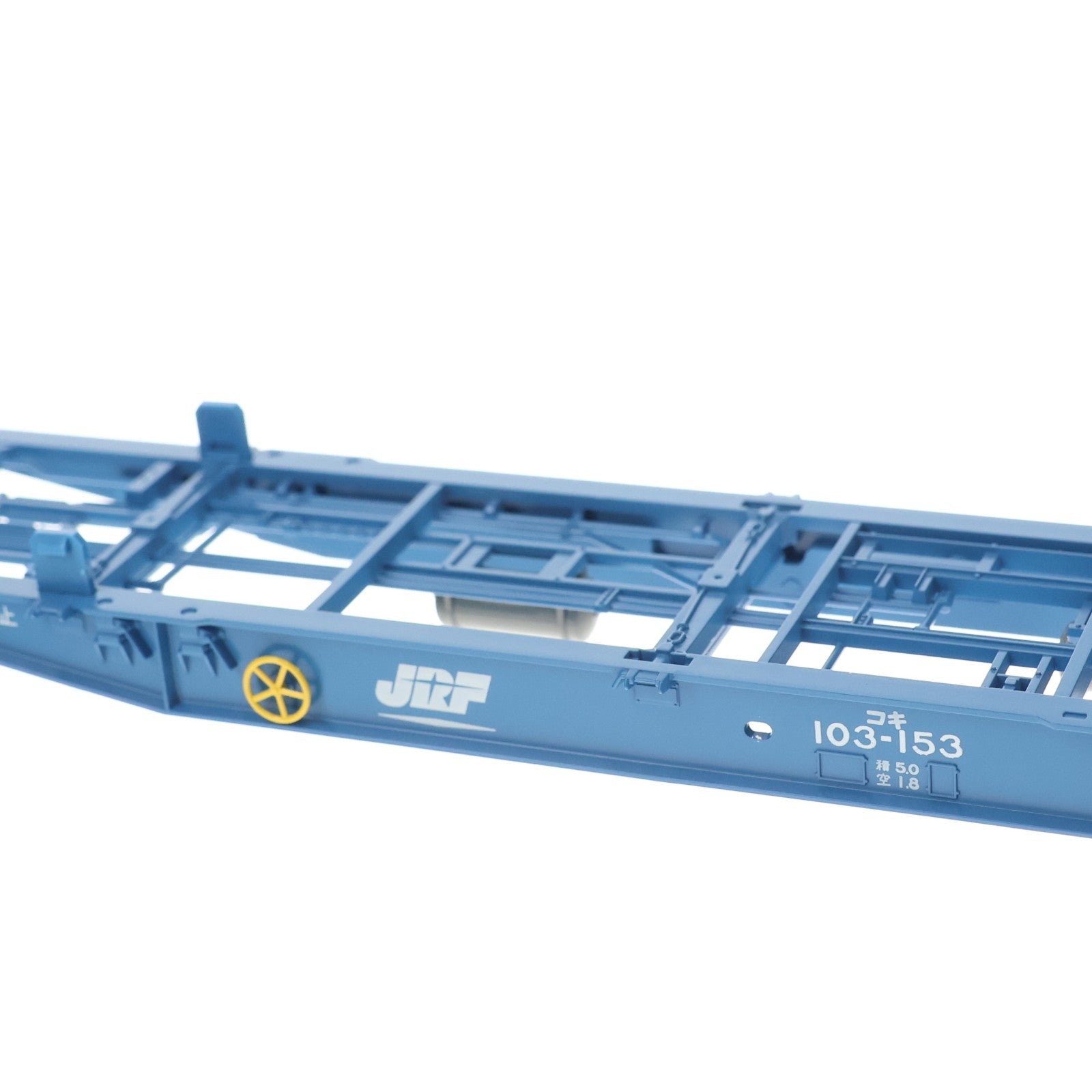 【中古即納】[RWM] HO-9107 JR コキ102・103形貨車(新塗装・コンテナなし)セット(4両)(動力無し) HOゲージ 鉄道模型 TOMIX(トミックス)(20240629)