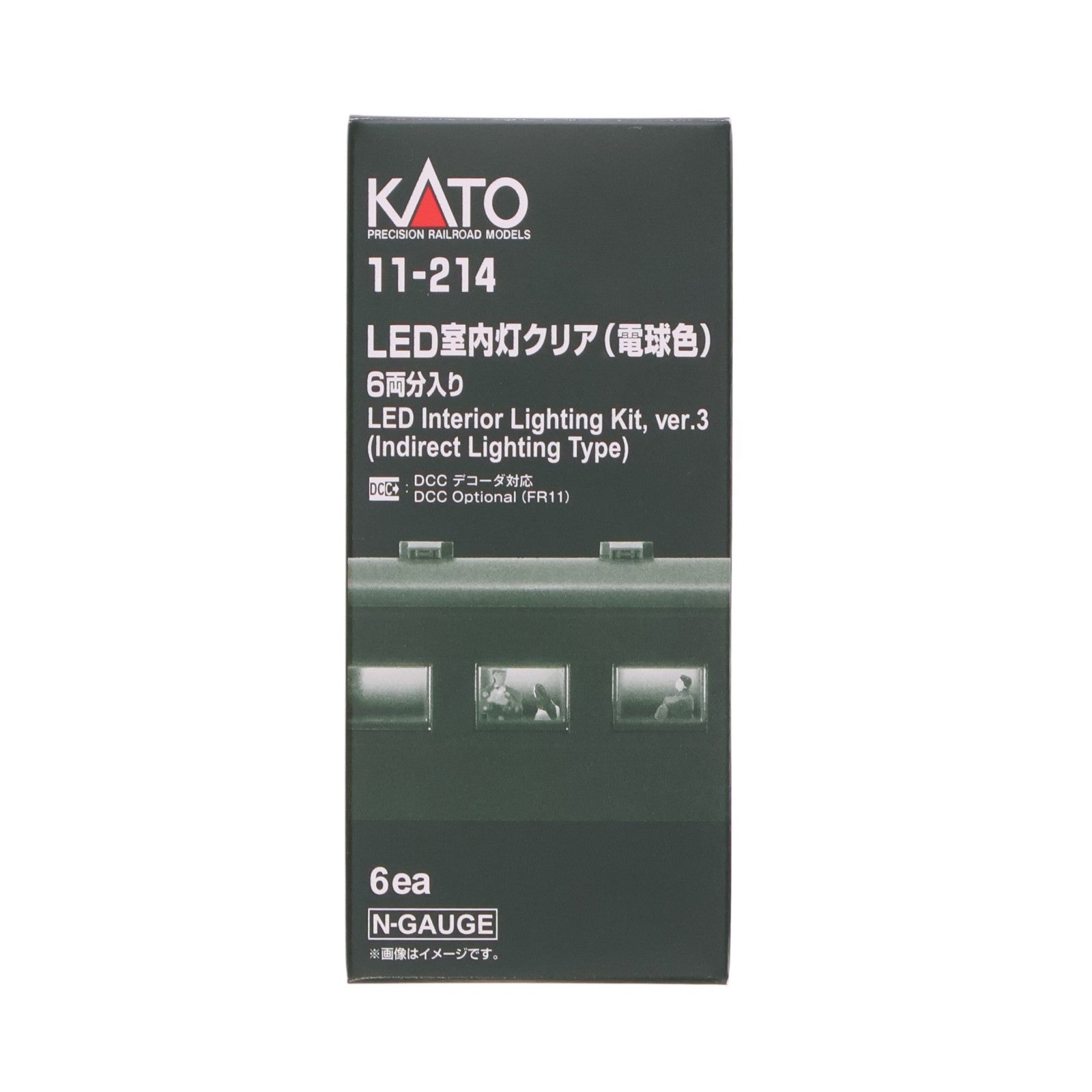 【中古即納】[RWM] 11-214 LED室内灯クリア(電球色) 6両分入 Nゲージ 鉄道模型 KATO(カトー)(20121228)