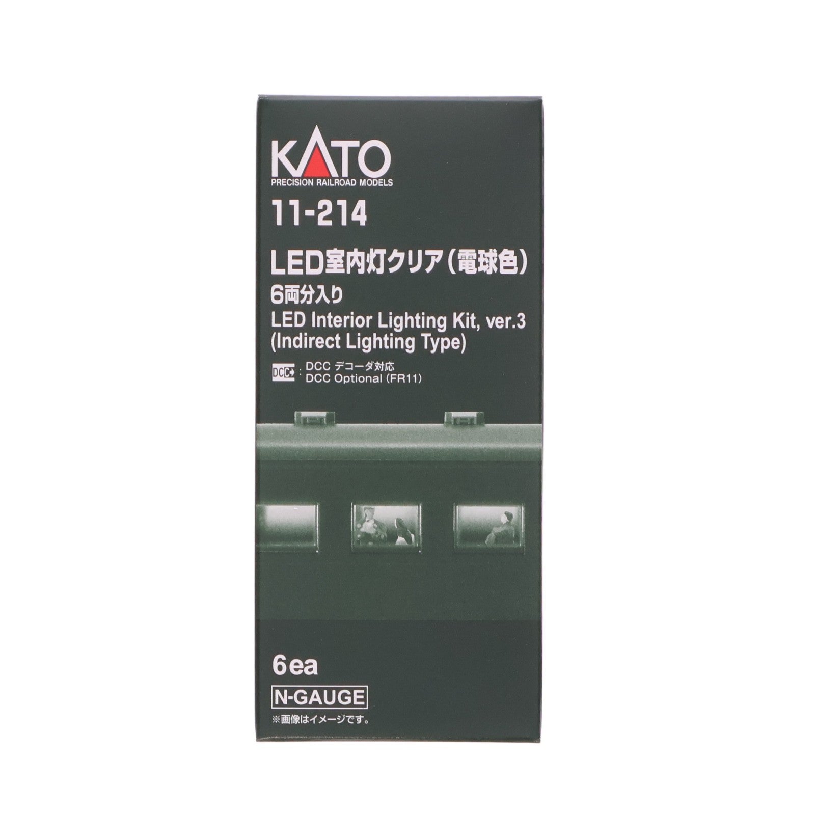 【中古即納】[RWM] 11-214 LED室内灯クリア(電球色) 6両分入 Nゲージ 鉄道模型 KATO(カトー)(20121228)