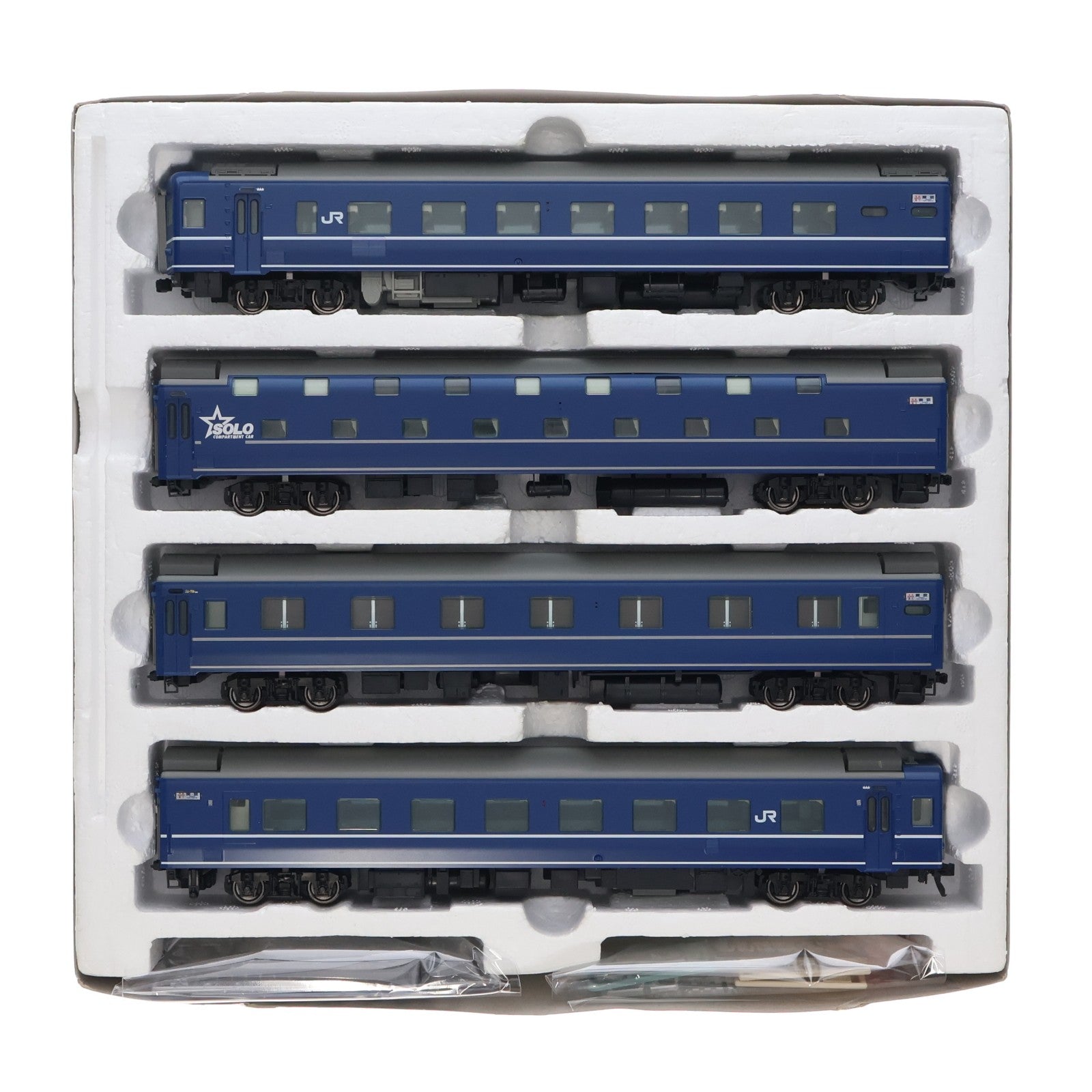 【中古即納】[RWM] HO-058 JR 14系15形 特急寝台客車 「富士・はやぶさ」セット 基本セット(4両)(動力無し) HOゲージ 鉄道模型 TOMIX(トミックス)(20090331)