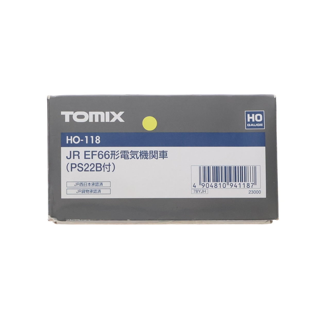 【中古即納】[RWM] HO-118 JR EF66形 電気機関車(PS22B付)(動力付き) HOゲージ 鉄道模型 TOMIX(トミックス)(20050630)