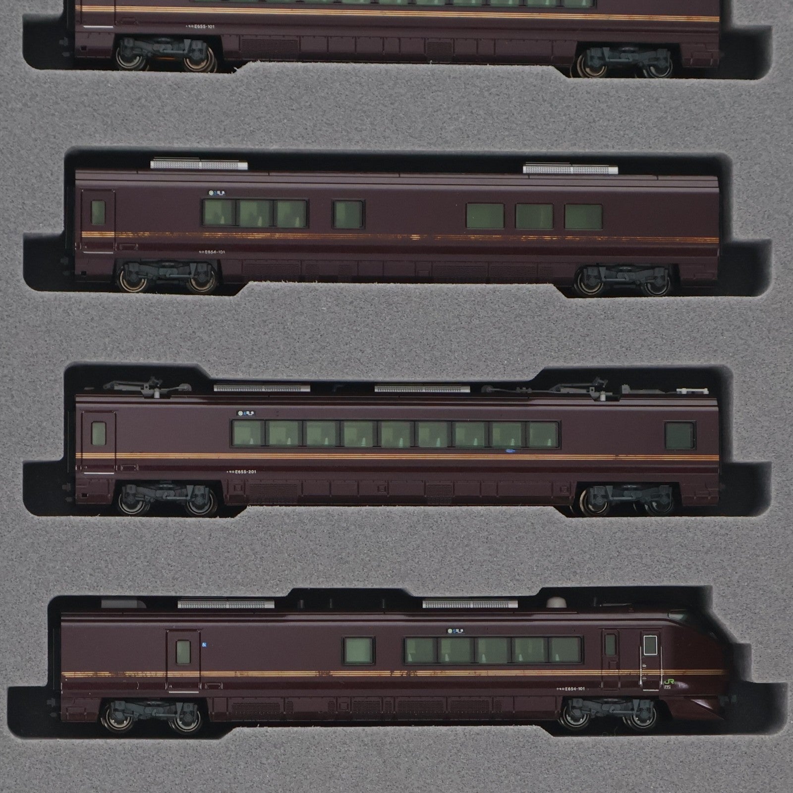 【中古即納】[RWM] 10-1123 E655系 なごみ(和) 5両セット(動力付き) Nゲージ 鉄道模型 KATO(カトー)(20191206)