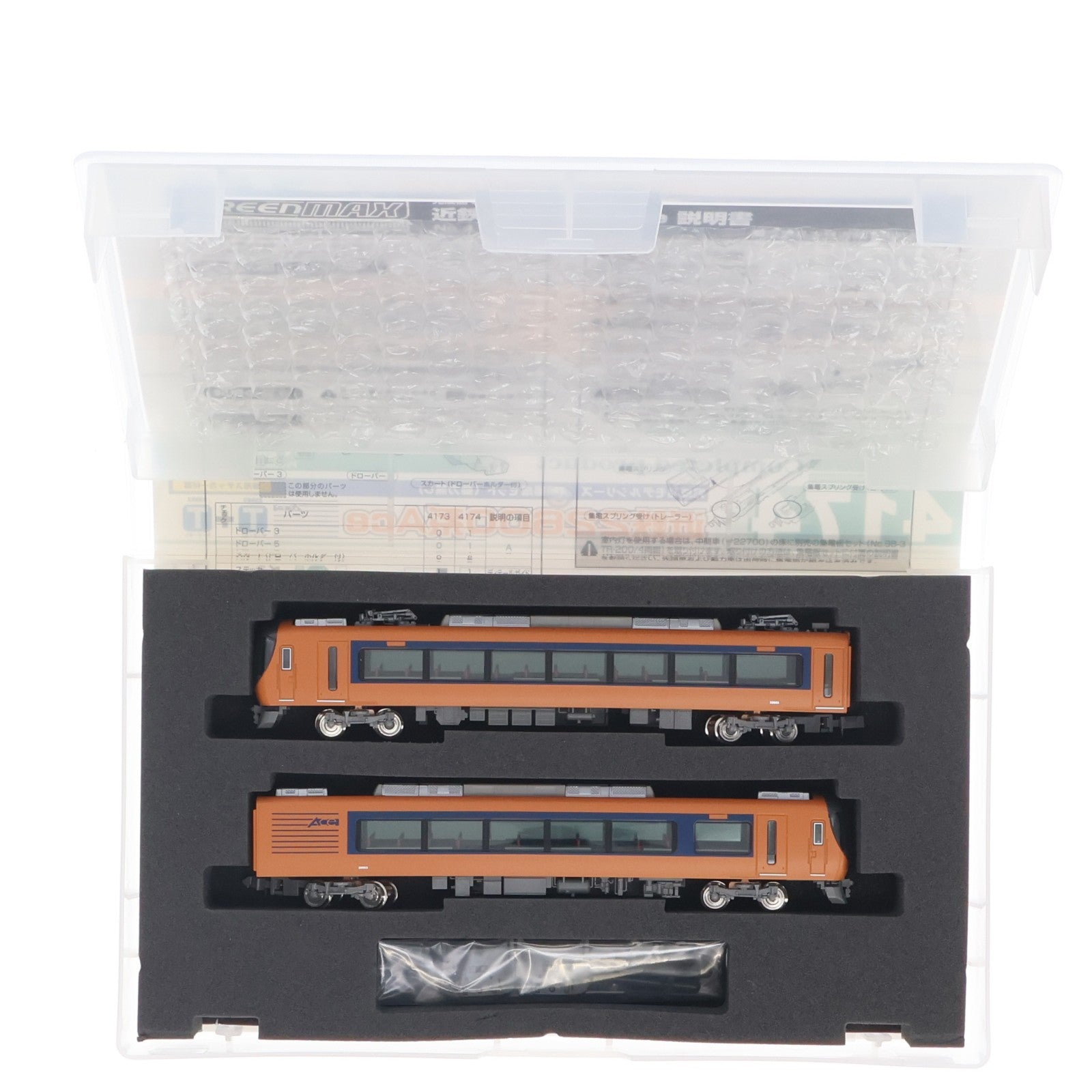 【中古即納】[RWM] 4174 近鉄 22600系 Ace 増結2輛編成セット(動力無し) Nゲージ 鉄道模型 GREENMAX(グリーンマックス)(20110430)