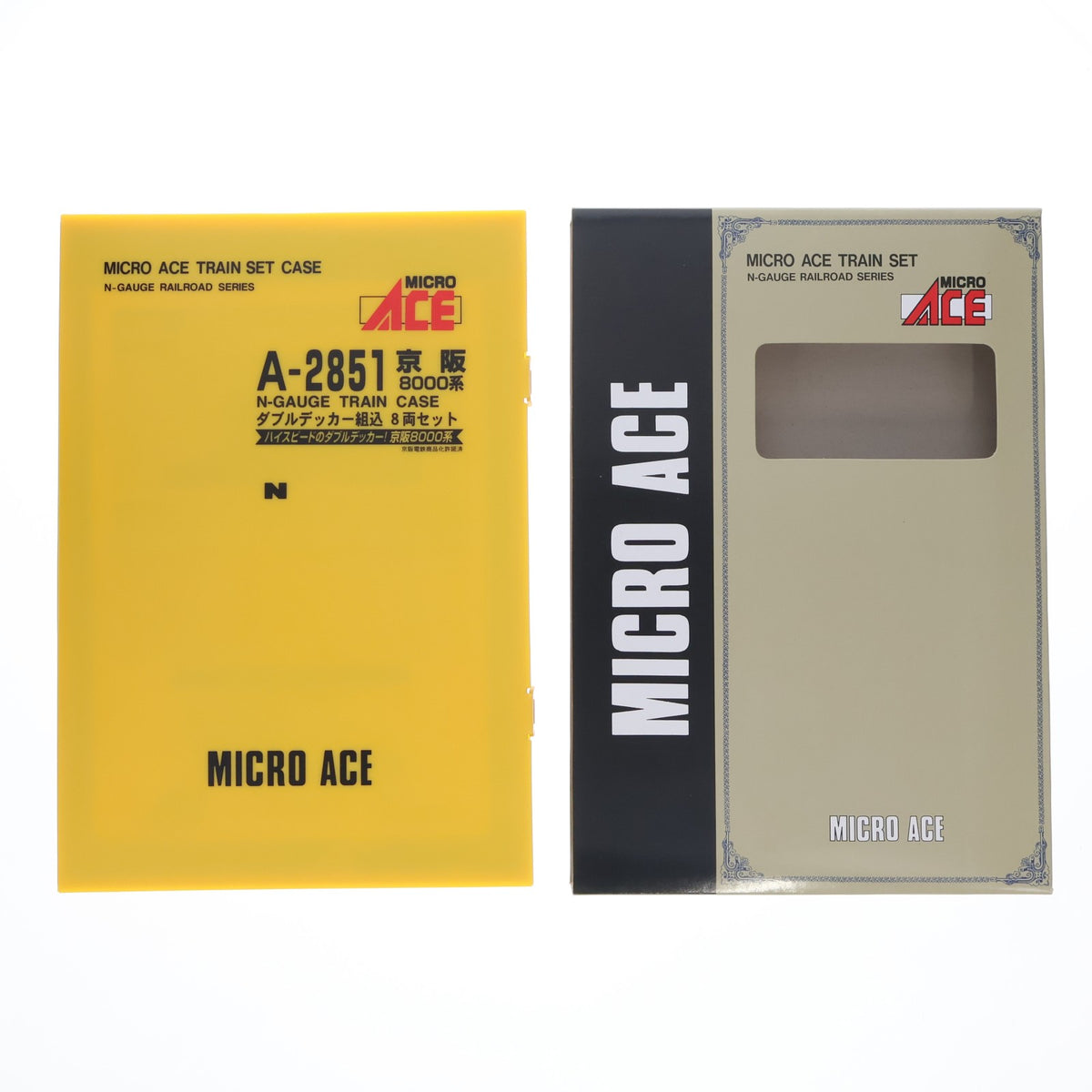 【中古即納】[RWM] A2851 京阪8000系 ダブルデッカー組込 8両セット(動力付き) Nゲージ 鉄道模型 MICRO ACE(マイクロエース)(20070810)