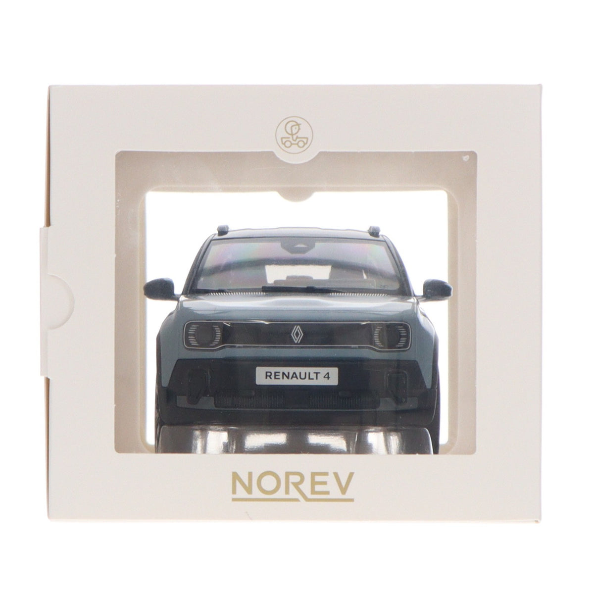 【中古即納】[MDL] 1/18 ルノー 4 Eテック 100%エレクトリック 2025(クラウドブルー) 完成品 ミニカー(185521) NOREV(ノレブ)(20250928)