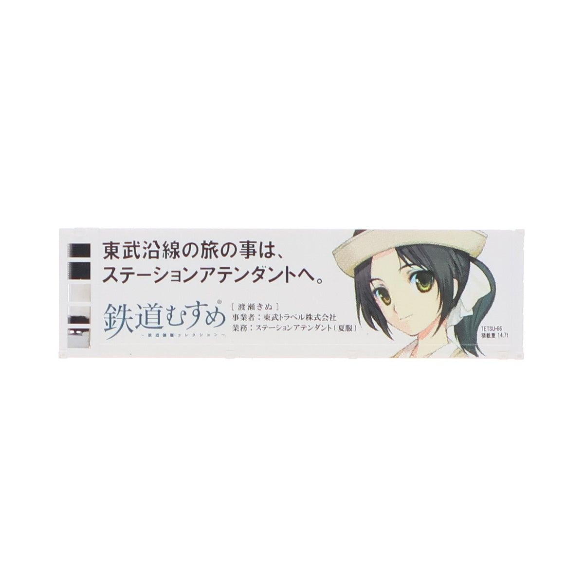 【中古即納】[RWM] (単品) 232810 鉄道むすめコンテナコレクション Vol.6 東武トラベル/ステーションアテンダント 渡瀬きぬ(わたらせきぬ) 31フィート冷蔵コンテナNゲージ 鉄道模型 TOMYTEC(トミーテック)(20111119)