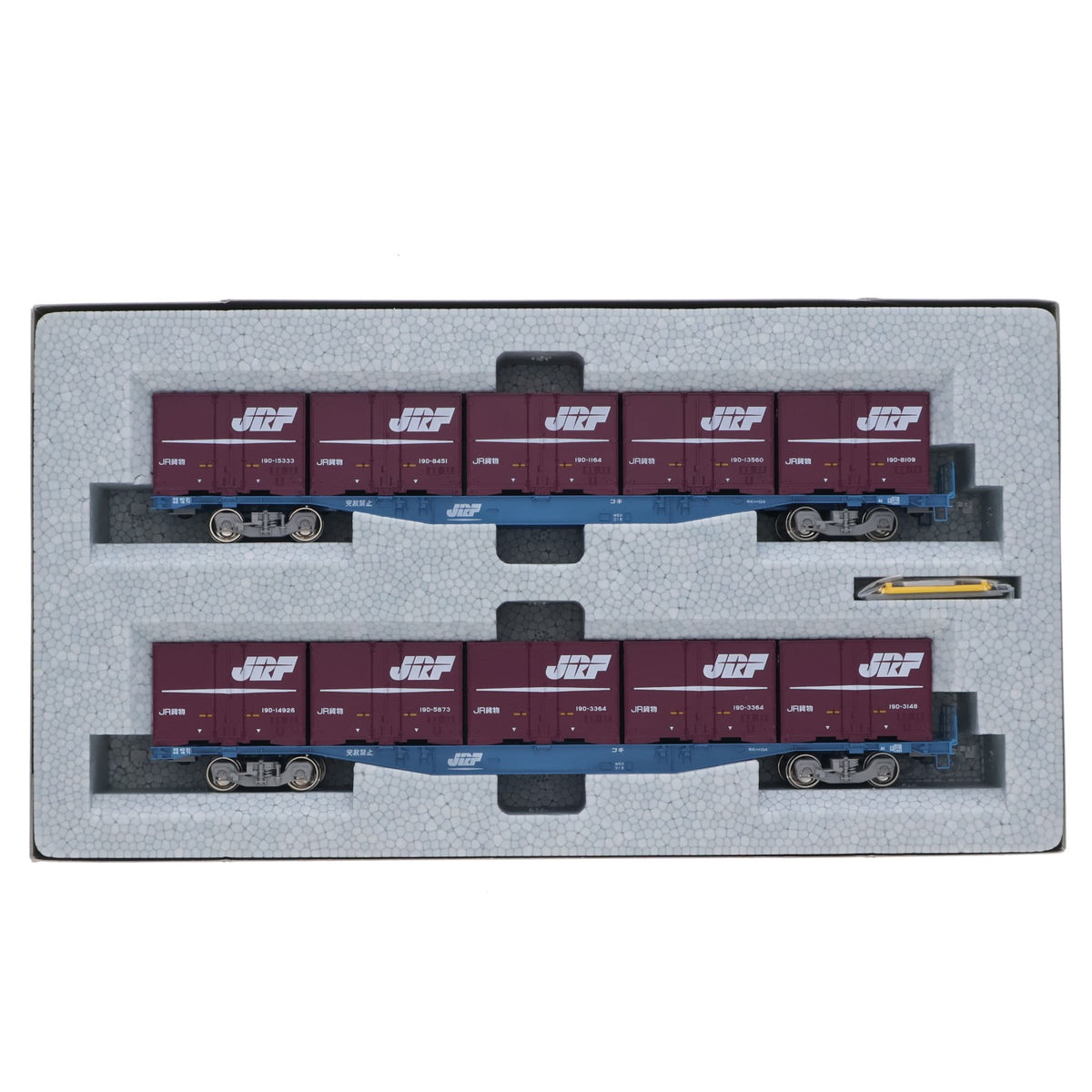 【中古即納】[RWM] 3-512 コキ104 19Dコンテナ積載 2両セット(動力無し) HOゲージ 鉄道模型 KATO(カトー)(20180203)