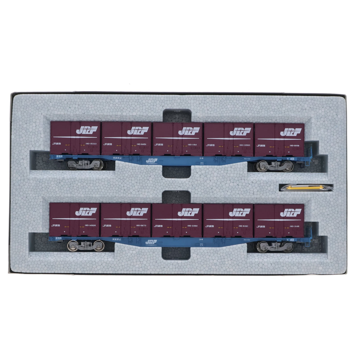 【中古即納】[RWM] 3-512 コキ104 19Dコンテナ積載 2両セット(動力無し) HOゲージ 鉄道模型 KATO(カトー)(20180203)