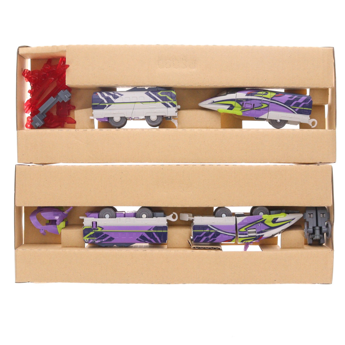 【中古即納】[RWM] (プラレール単品) プラレール 500 TYPE EVA 復刻版 劇場版「新幹線変形ロボ シンカリオン 未来からきた神速のALFA-X」 前売券同梱品 セブンネット限定(動力無し) 鉄道模型 タカラトミー(20191227)