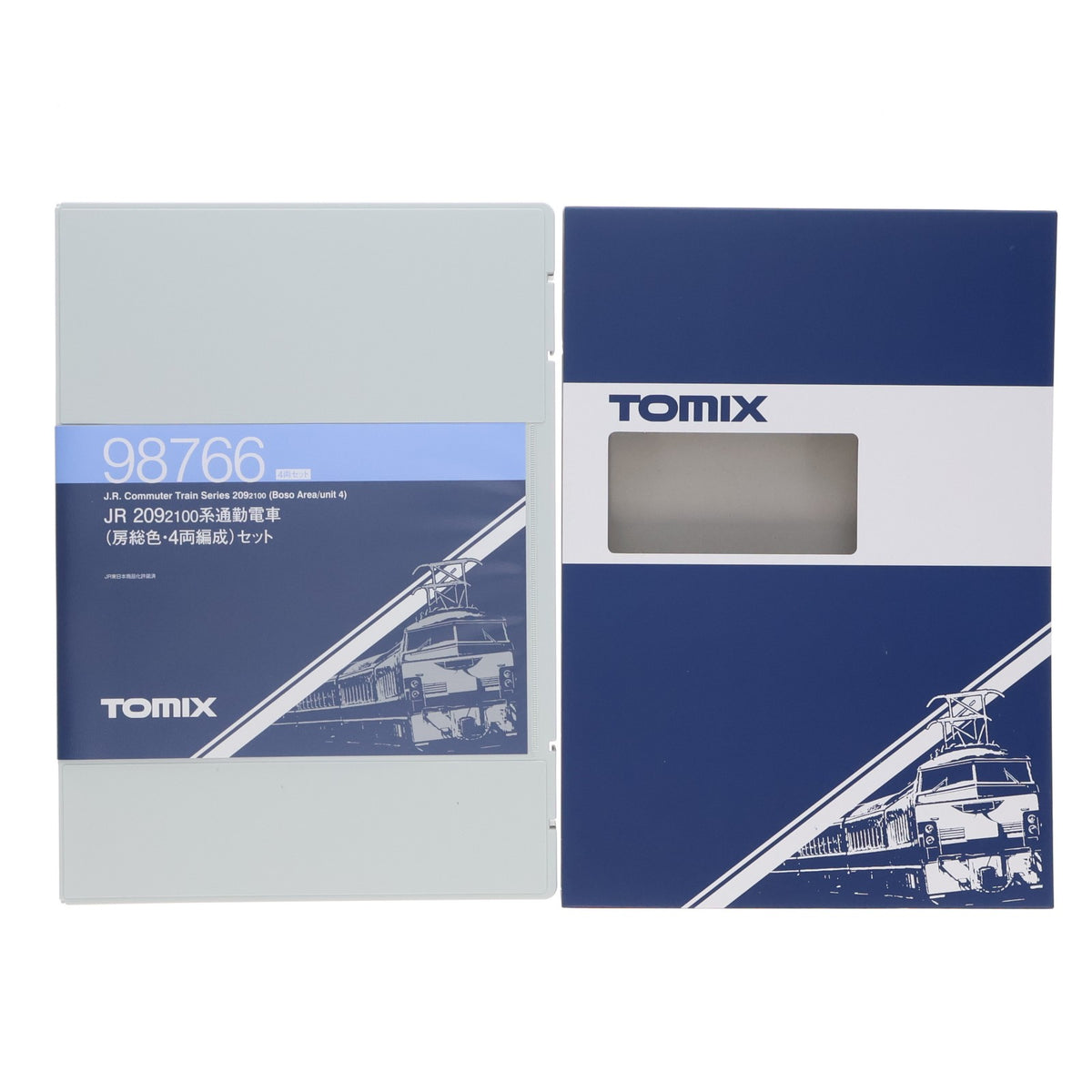 【中古即納】[RWM] 98766 JR 209-2100系通勤電車(房総色・4両編成)セット(4両)(動力付き) Nゲージ 鉄道模型 TOMIX(トミックス)(20220221)