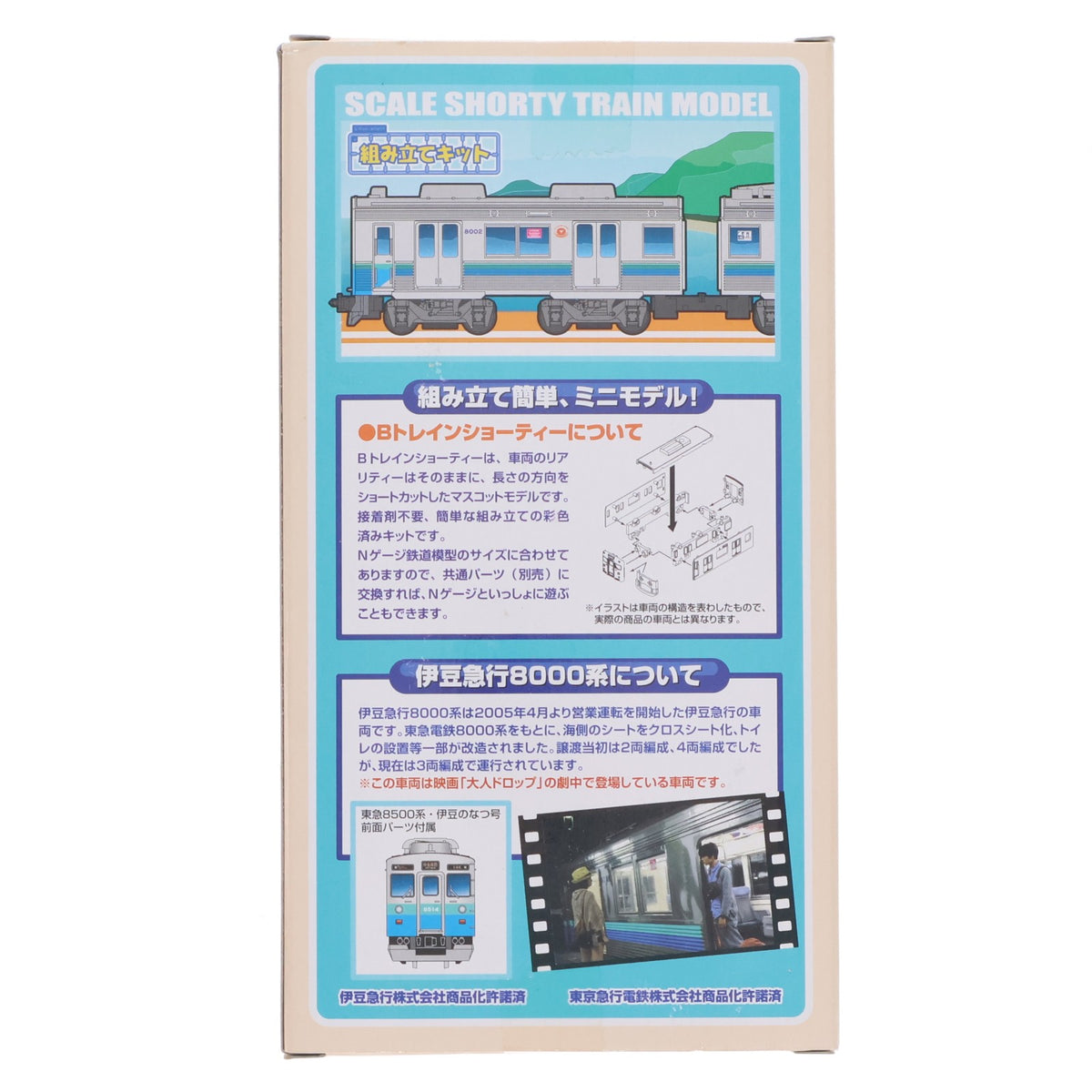 【中古即納】[RWM] Bトレインショーティー 映画「大人ドロップ」 伊豆急行 8000系 2両セット 組み立てキット Nゲージ 鉄道模型 バンダイ(20140319)
