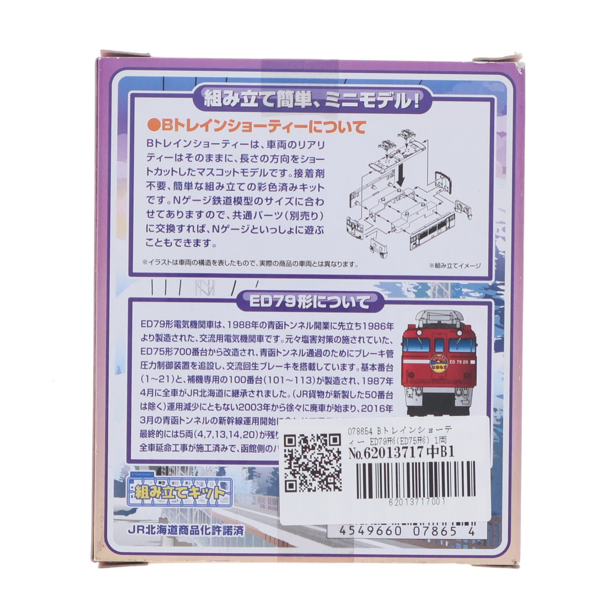 【中古即納】[RWM] Bトレインショーティー ED79形(ED75形) 1両セット 組み立てキット Nゲージ 鉄道模型 バンダイ(20160625)