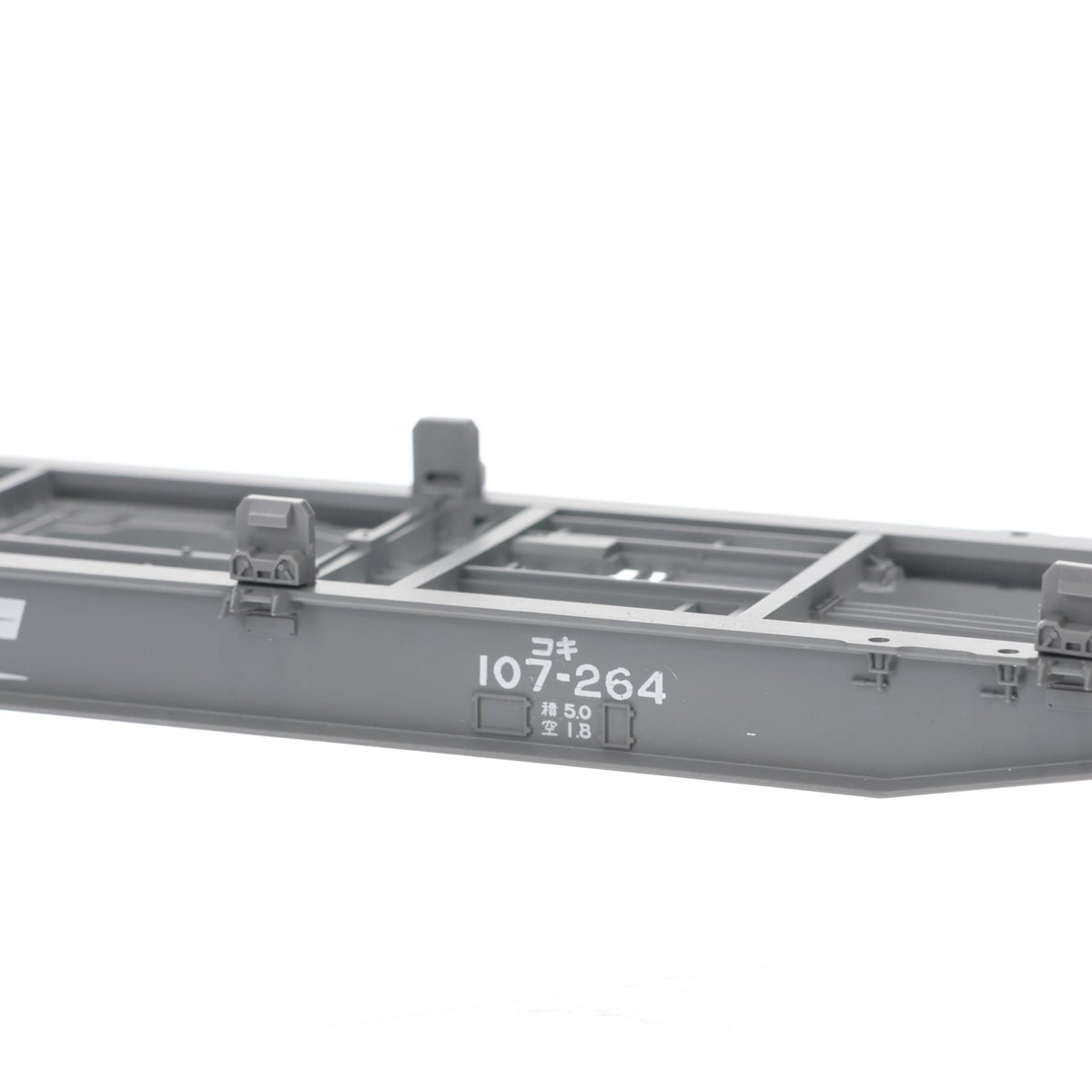 【中古即納】[RWM] HO-714 JR貨車 コキ107形(コンテナなし)(動力無し) HOゲージ 鉄道模型 TOMIX(トミックス)(20170702)