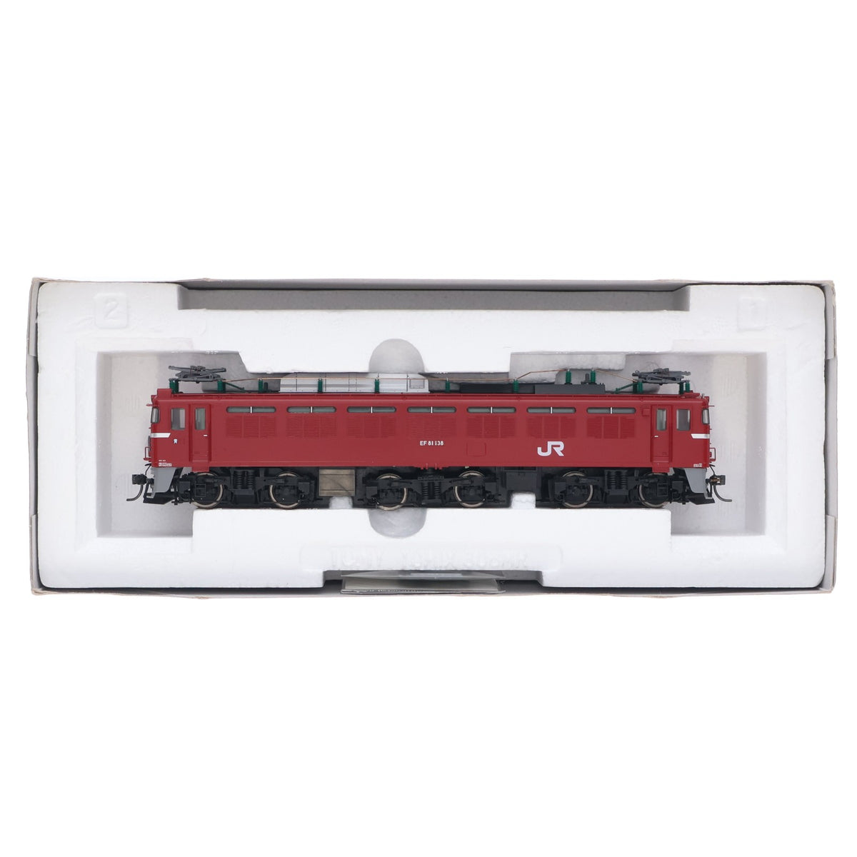【中古即納】[RWM] HO-193 JR EF81形 電気機関車(赤2号・ひさし付・プレステージモデル)(動力付き) HOゲージ 鉄道模型 TOMIX(トミックス)(20110930)