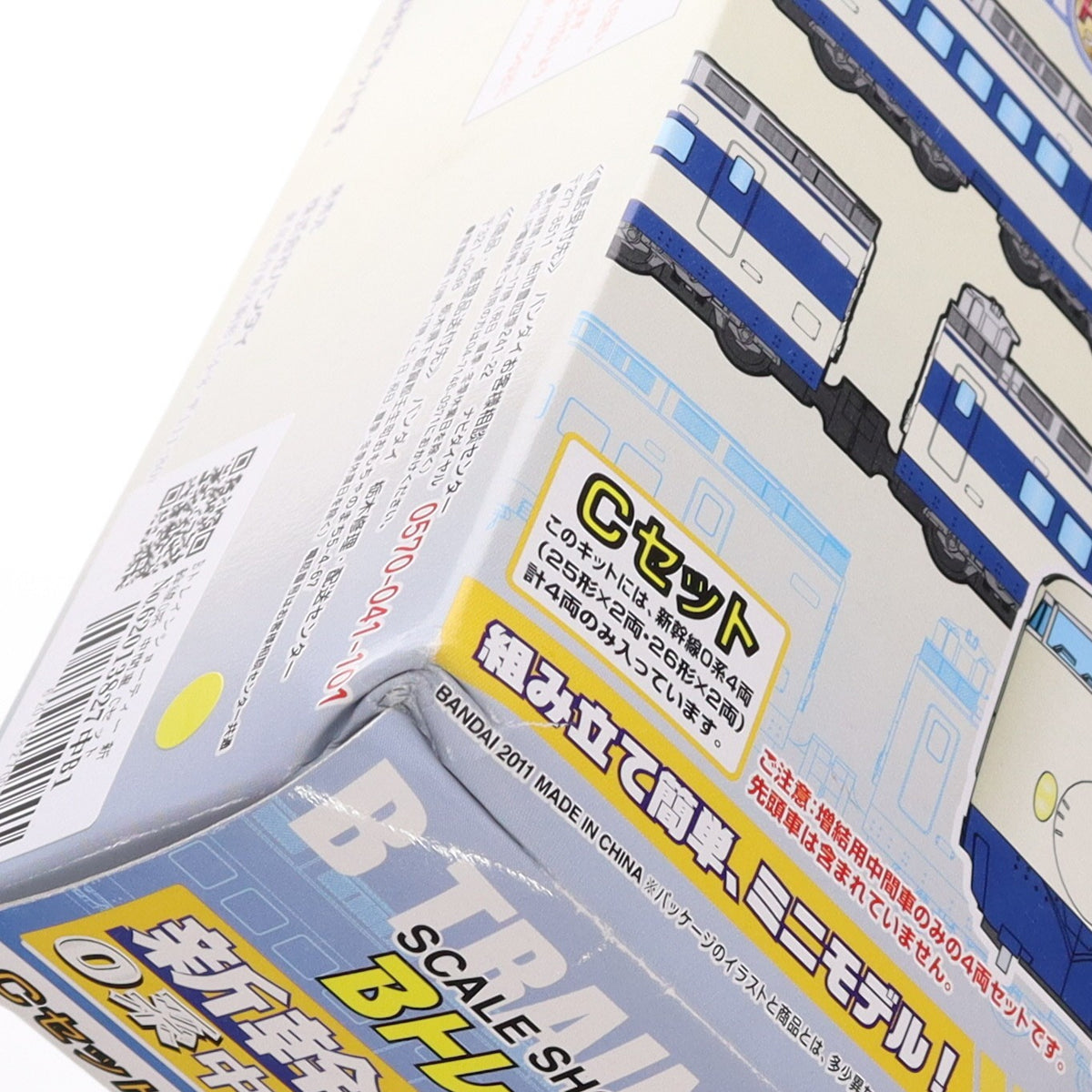 【中古即納】[RWM] Bトレインショーティー 新幹線0系 中間車 Cセット 4両セット 組み立てキット Nゲージ 鉄道模型(2129476) バンダイ(20110331)