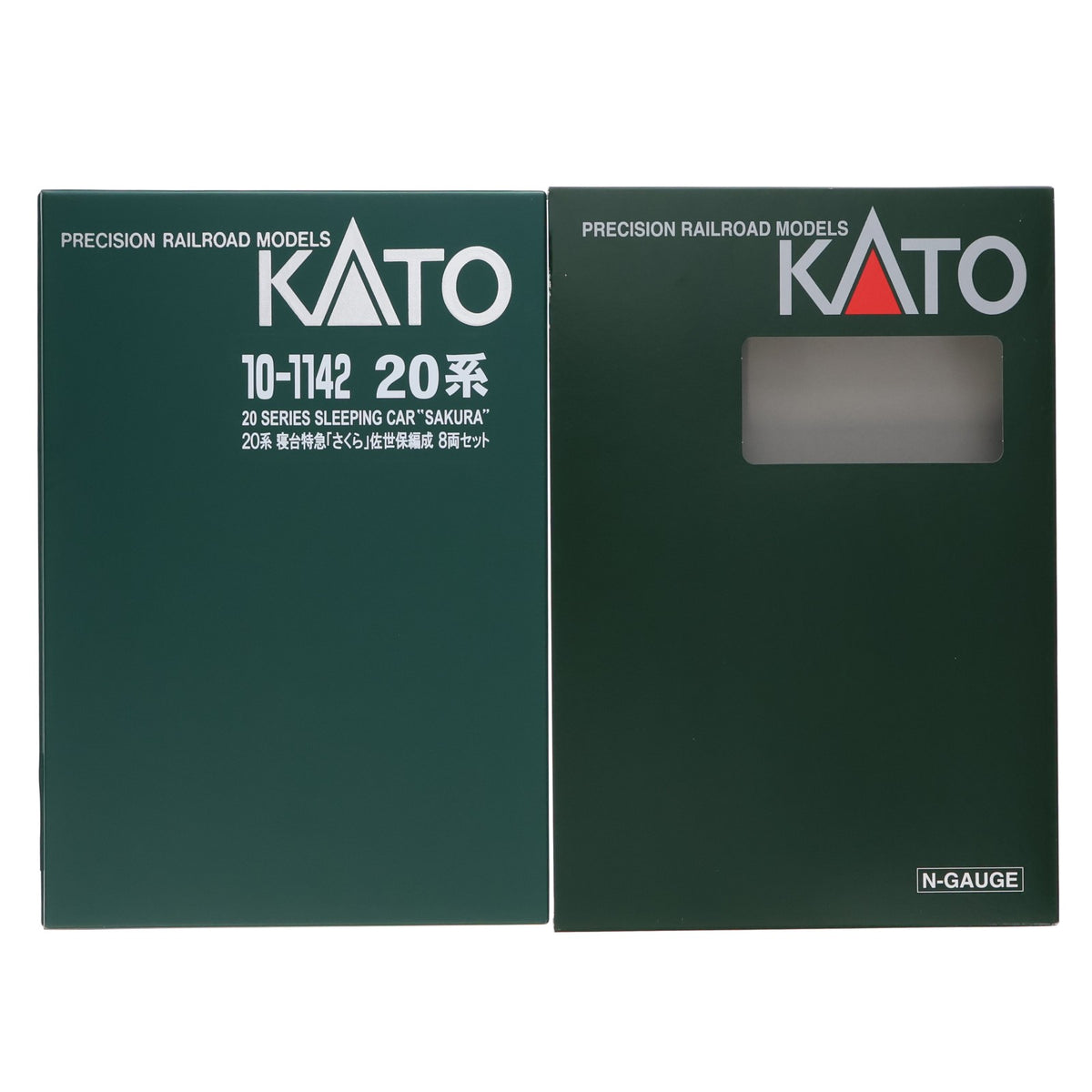 【中古即納】[RWM] 10-1142 20系 寝台特急「さくら」 佐世保編成 8両セット(動力無し) Nゲージ 鉄道模型 KATO(カトー)(20130331)