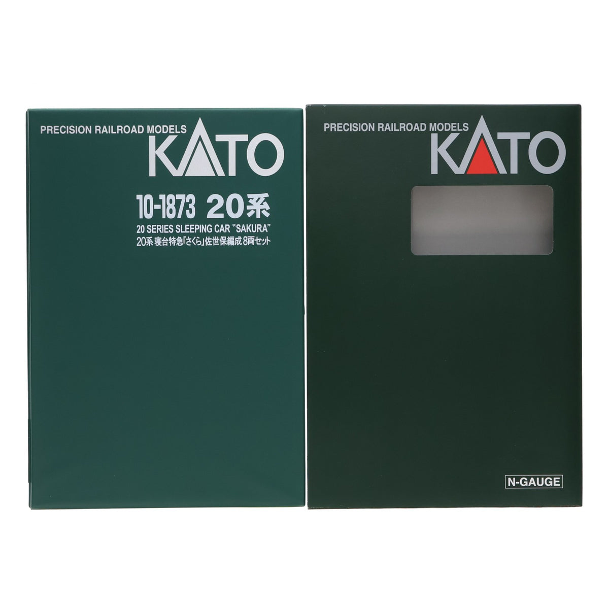 【中古即納】[RWM] 10-1873 20系寝台特急「さくら」佐世保編成 8両セット(動力無し) Nゲージ 鉄道模型 KATO(カトー)(20240525)