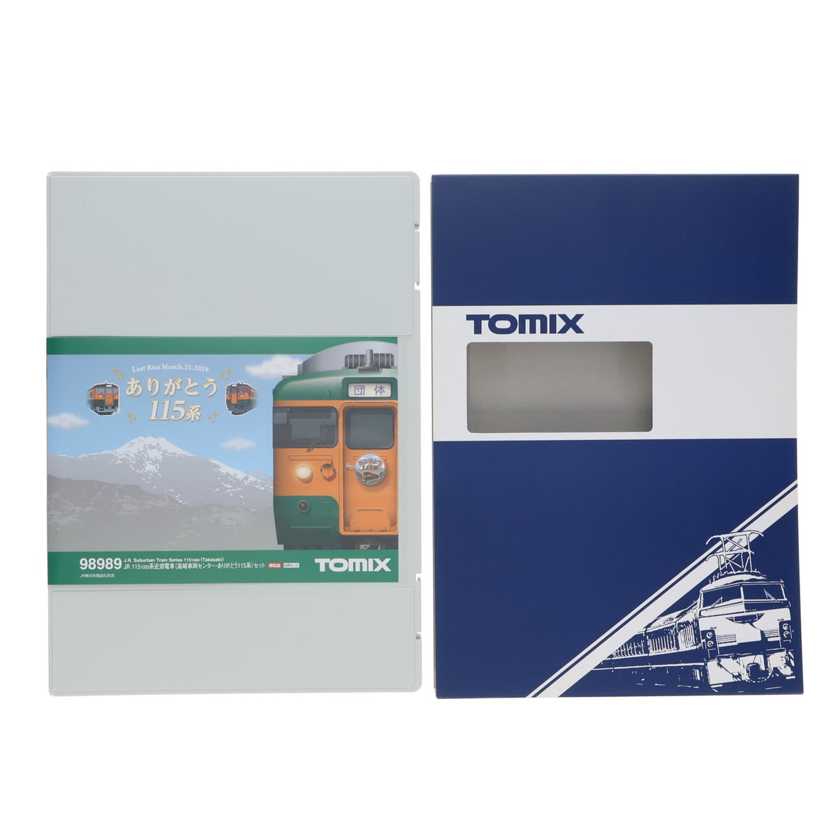 【中古即納】[RWM] 98989 限定品 JR 115-1000系近郊電車(高崎車両センター・ありがとう115系)セット(6両) Nゲージ 鉄道模型 TOMIX(トミックス)(20180922)