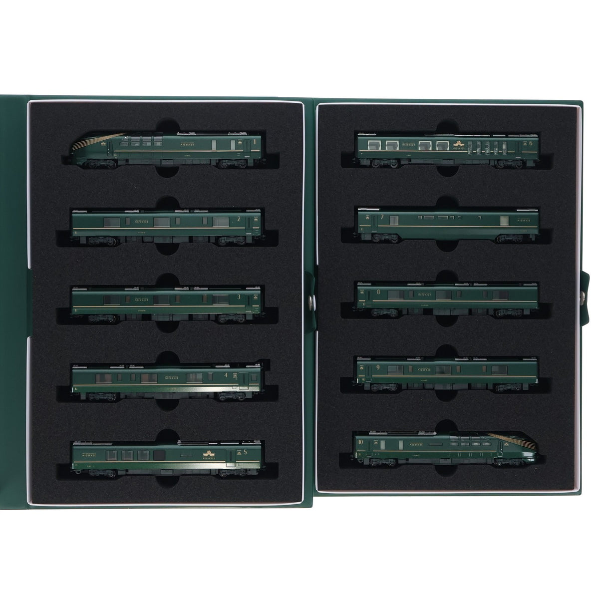 【中古即納】[RWM] 10-1570 特別企画品 87系「TWILIGHT EXPRESS 瑞風」 10両セット(動力付き) Nゲージ 鉄道模型 KATO(カトー)(20191129)