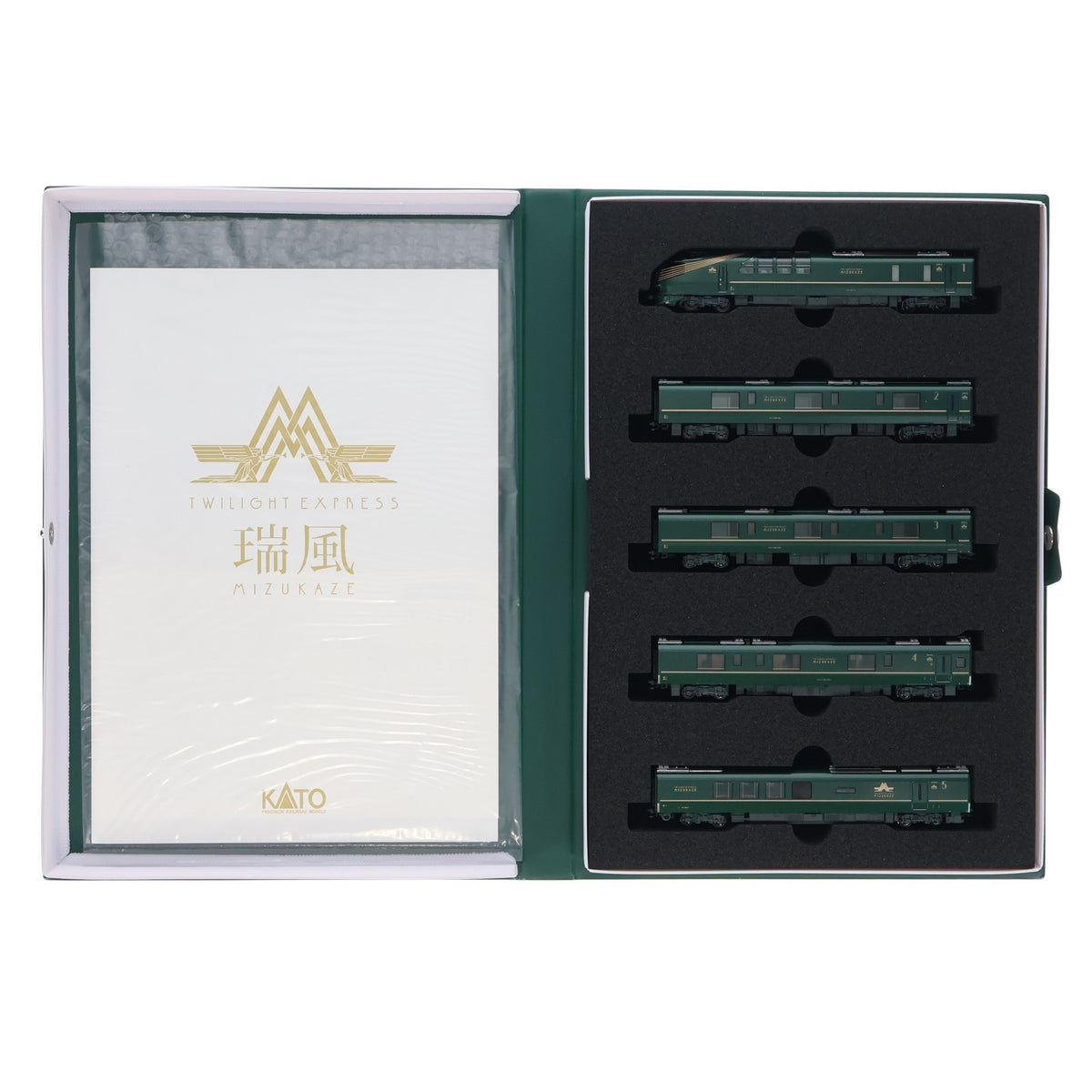 【中古即納】[RWM] 10-1570 特別企画品 87系「TWILIGHT EXPRESS 瑞風」 10両セット(動力付き) Nゲージ 鉄道模型 KATO(カトー)(20191129)