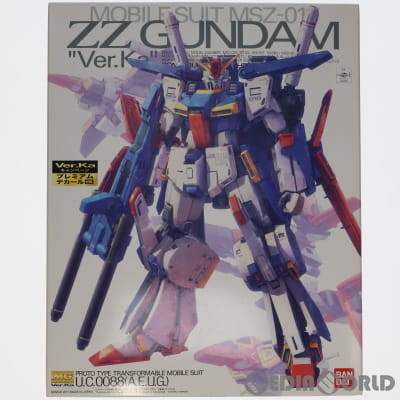 【中古即納】[PTM]MG 1/100 MSZ-010 ダブルゼータガンダム Ver.Ka 機動戦士ガンダムZZ(ダブルゼータ) プレミアムデカール同梱版 プラモデル(0222236) バンダイ(20170923)