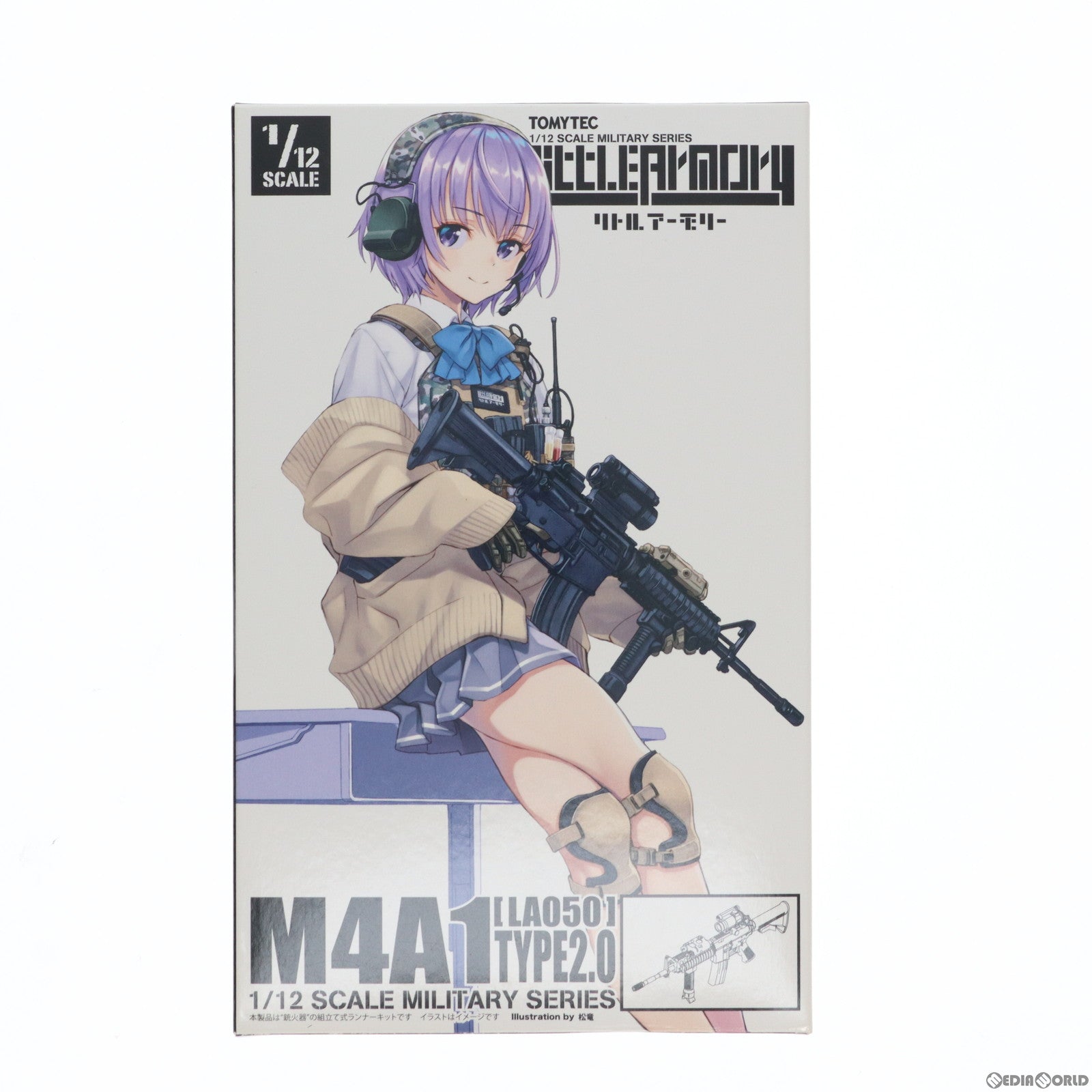 【中古即納】[PTM] LittleArmory(リトルアーモリー) 1/12 LA050 M4A1タイプ2.0 プラモデル(291091) TOMYTEC(トミーテック) (20190621)