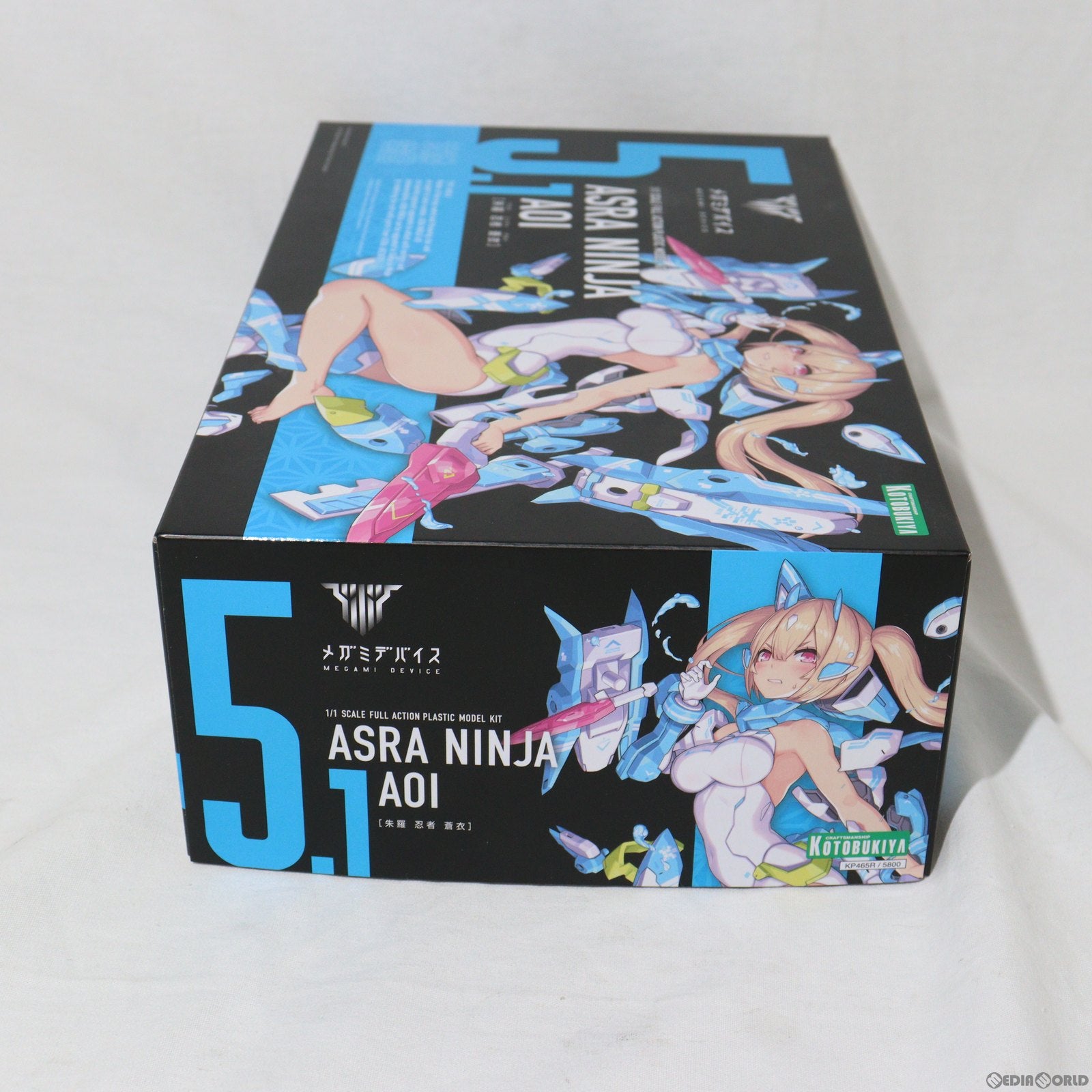 【中古即納】[PTM] (再販) メガミデバイス 1/1 朱羅 忍者 蒼衣(アスラ にんじゃ アオイ) プラモデル(KP465R) コトブキヤ(20221021)