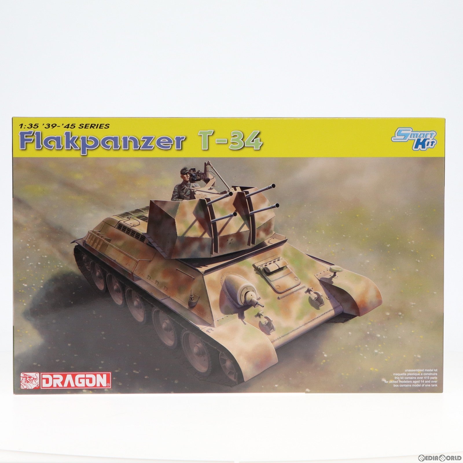 【中古即納】[PTM] 1/35 WW.II ドイツ軍 対空戦車 T-34r プラモデル(DR6599) DRAGON(ドラゴン) (20160413)