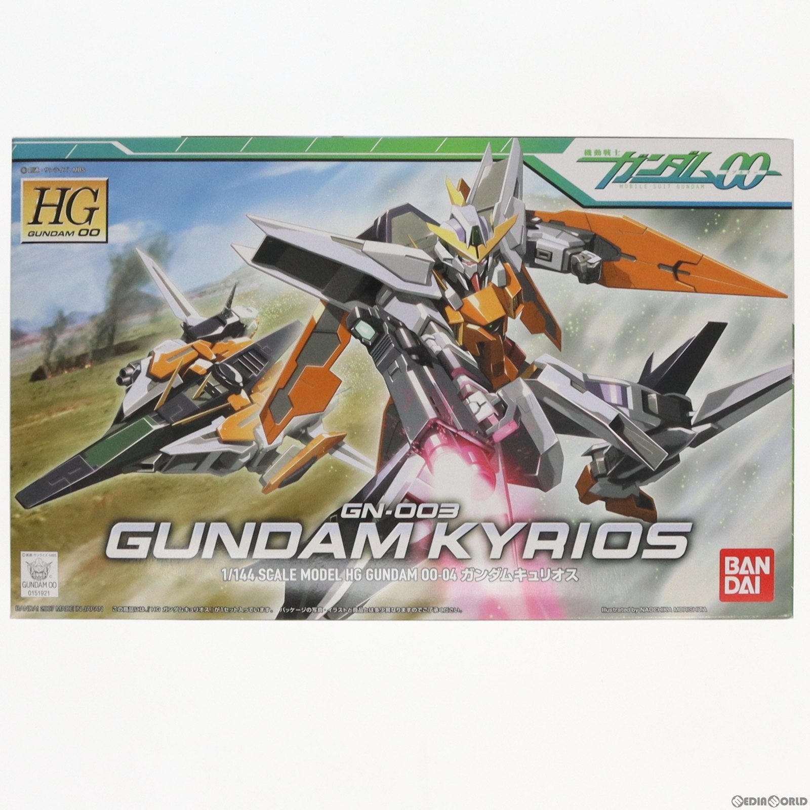 【中古即納】[PTM] HG 1/144 GN-003 ガンダムキュリオス 機動戦士ガンダム00(ダブルオー) プラモデル(0151921) バンダイ(20071130)