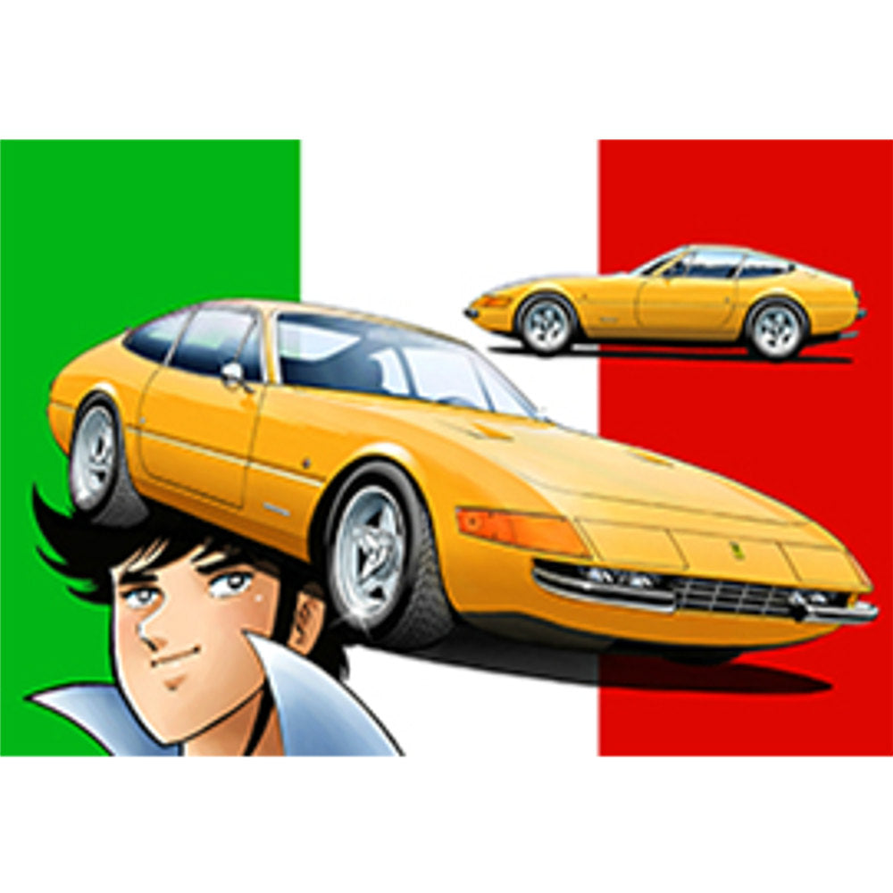 【中古即納】[PTM] サーキットの狼シリーズNo.9 フェラーリ デイトナ 流石島レース プラモデル フジミ(20150204)