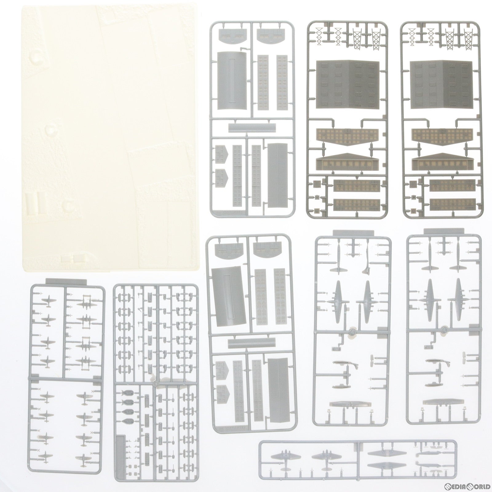 【中古即納】[PTM] 1/700 SKYWAVE DIORAMA SET(スカイウェーブジオラマセット) STRATEGIC AIR BASE 戦略空軍基地 プラモデル GREENMAX(グリーンマックス) (19991231)
