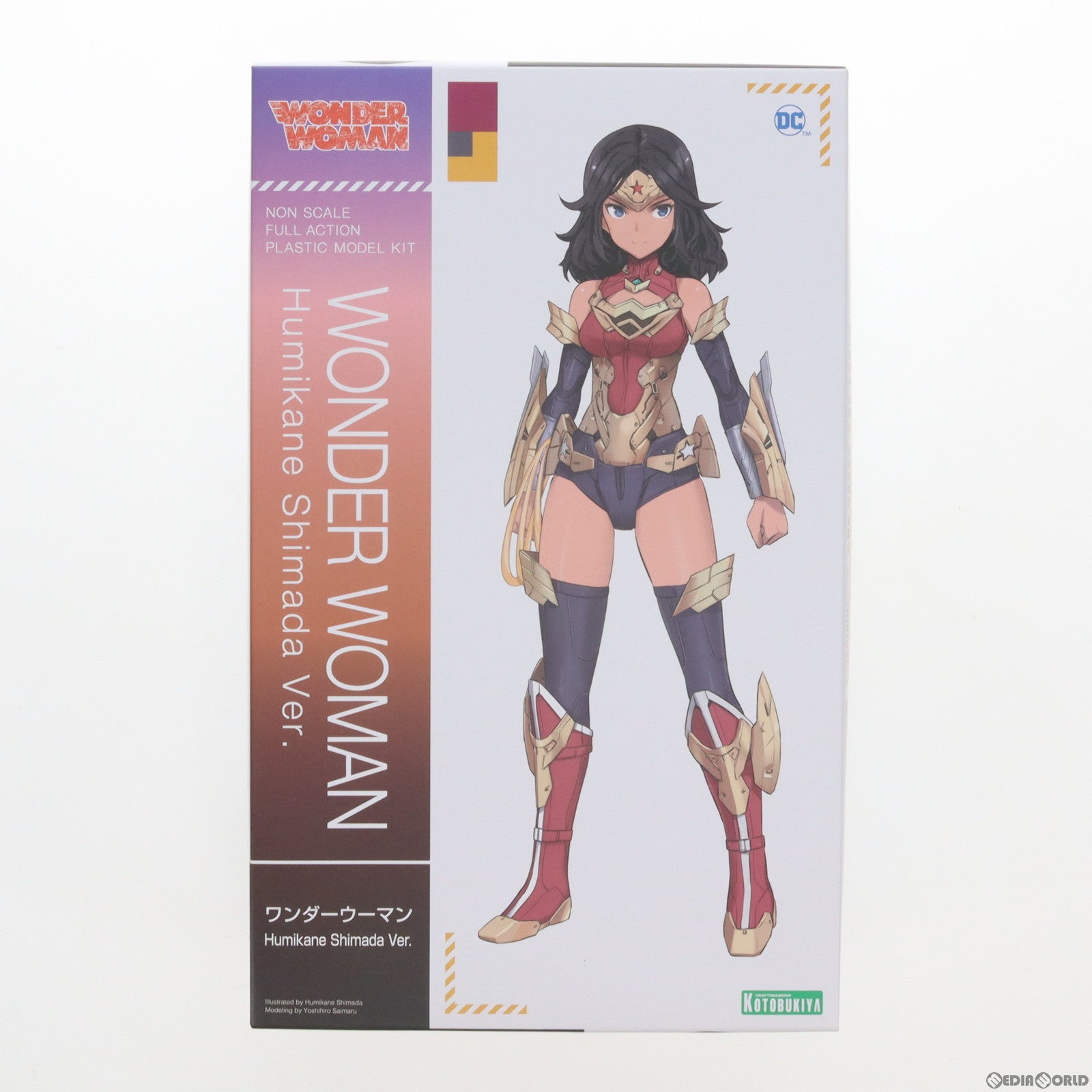 【中古即納】[PTM] ワンダーウーマン Humikane Shimada Ver. WONDER WOMAN プラモデル(CG004) コトブキヤ(20210117)