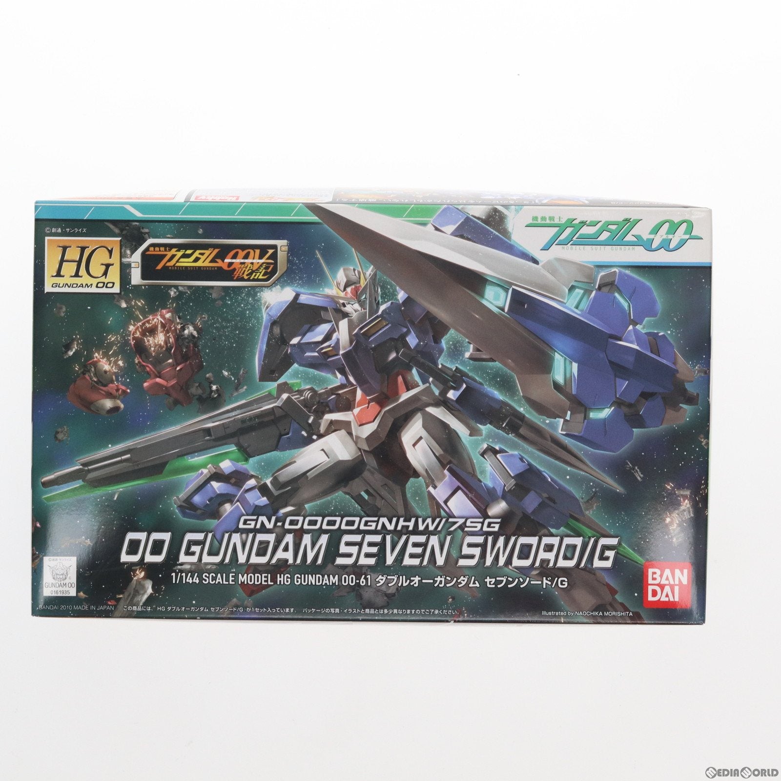 【中古即納】[PTM] HG 1/144 ダブルオーガンダムセブンソード/G 機動戦士ガンダム00(ダブルオー) プラモデル(0161935) バンダイ(20100228)