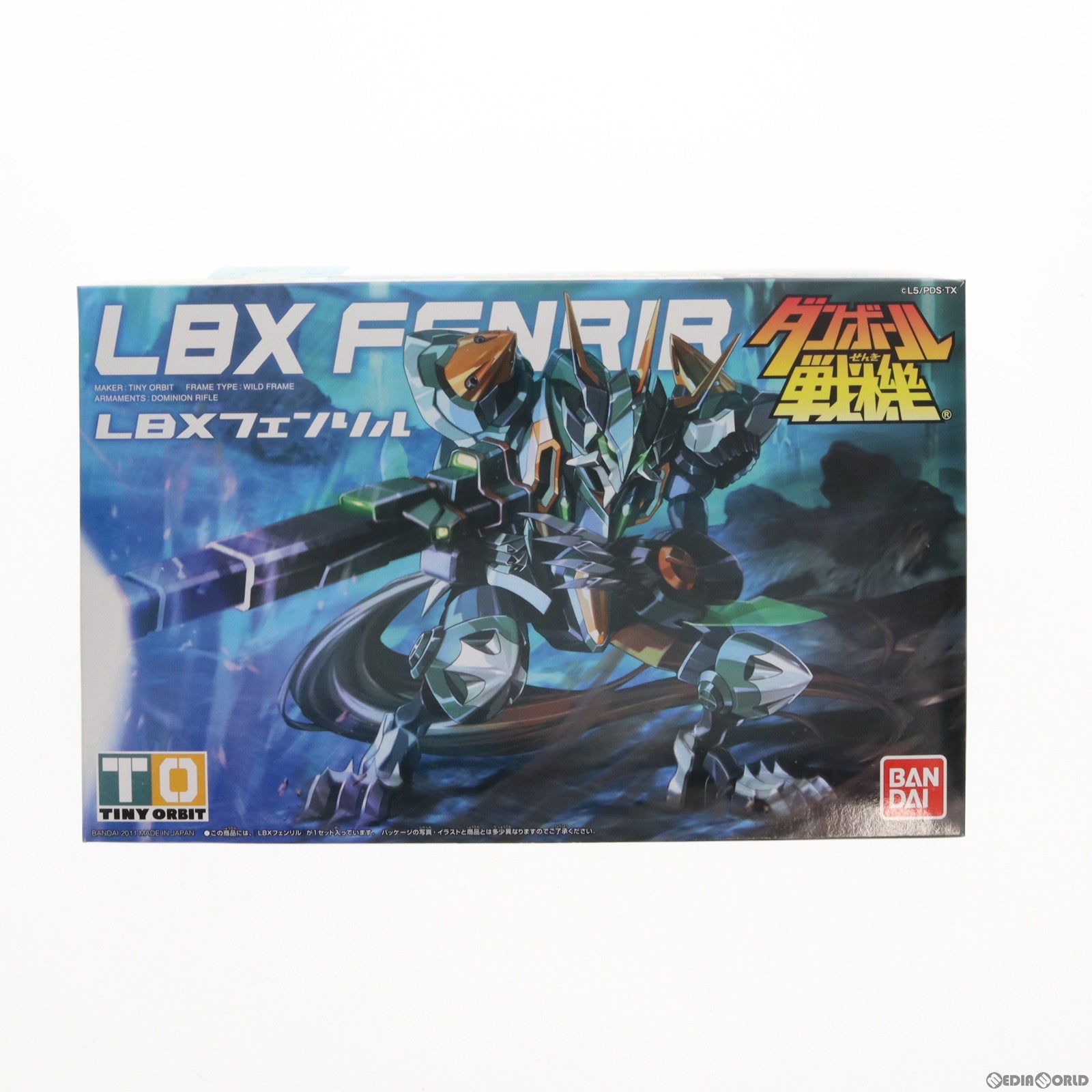 【中古即納】[PTM] 012 LBXフェンリル ダンボール戦機 プラモデル バンダイ(20111013)