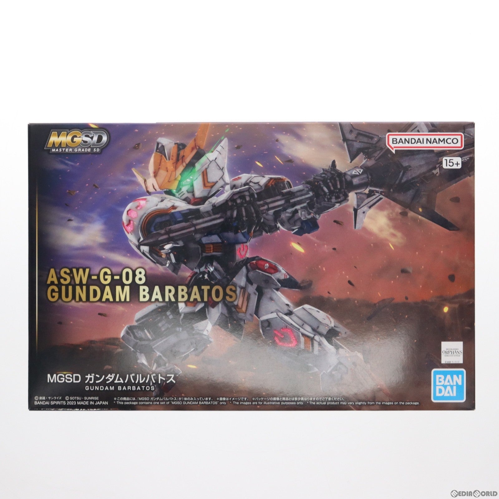 【中古即納】[PTM] MGSD ガンダムバルバトス 機動戦士ガンダム 鉄血のオルフェンズ プラモデル(5065699) バンダイスピリッツ(20231021)