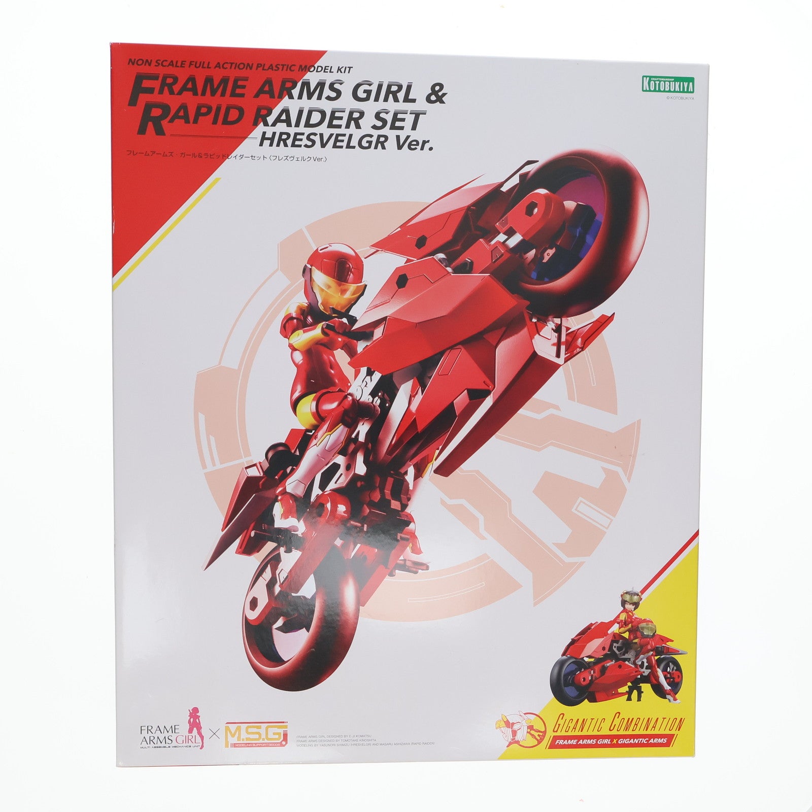 【中古即納】[PTM]フレームアームズ・ガール&ラピッドレイダーセット フレズヴェルクVer. プラモデル(FG048) コトブキヤ(20180825)