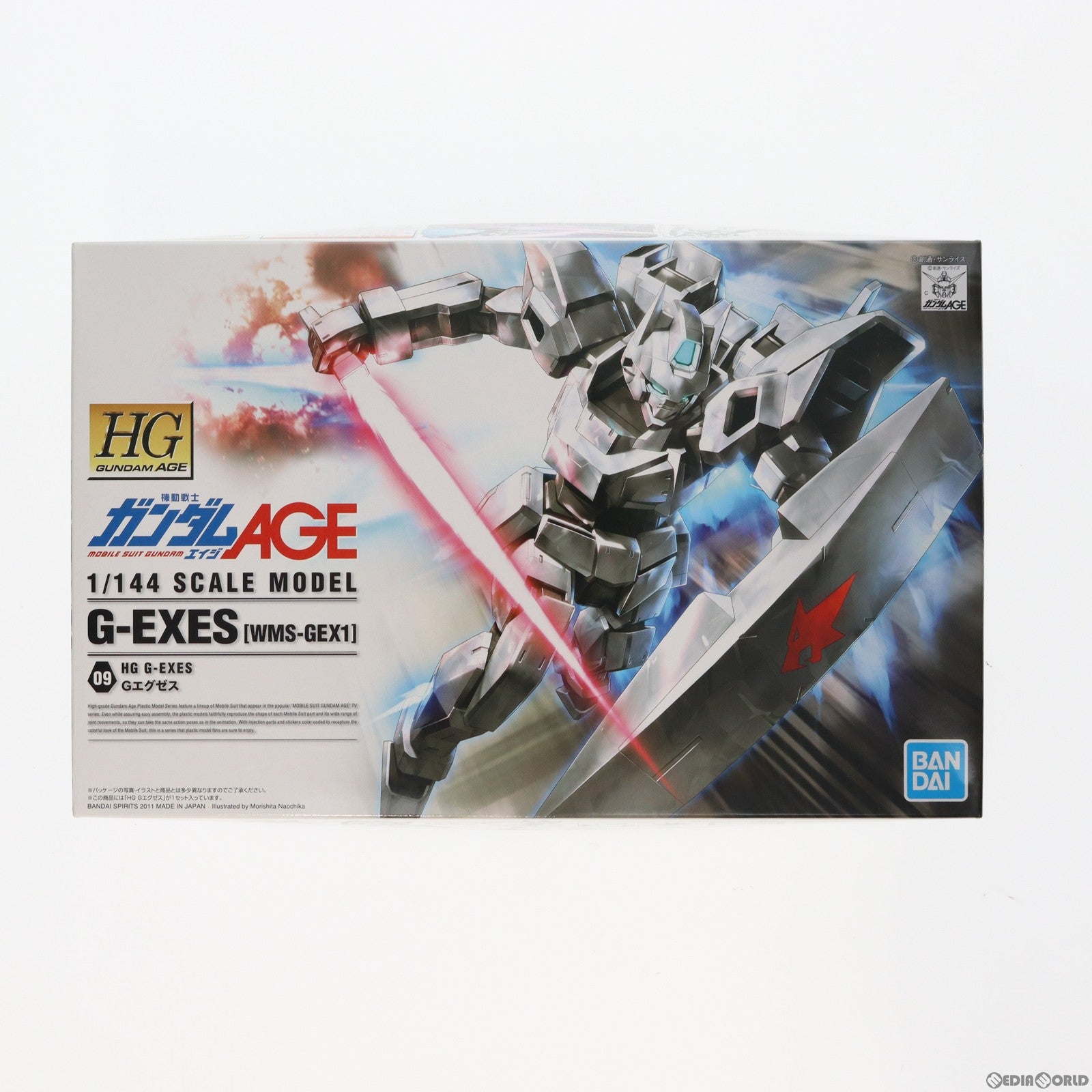 【中古即納】[PTM]HG 1/144 WMS-GEX1 Gエグゼス 機動戦士ガンダムAGE(エイジ) プラモデル(5060366) バンダイスピリッツ(20200417)